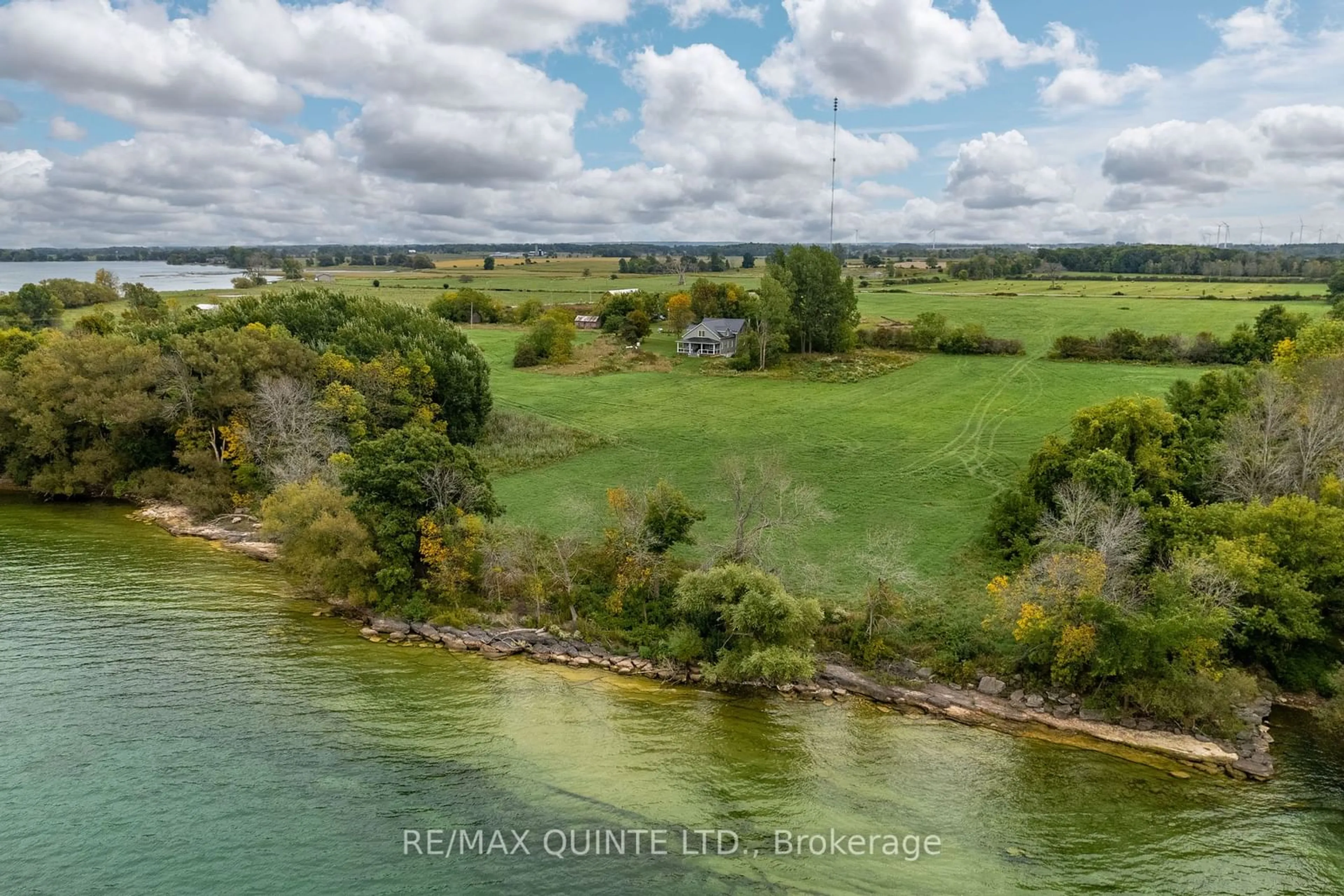 A pic from outside/outdoor area/front of a property/back of a property/a pic from drone, water/lake/river/ocean view for 369 Road 7051, Frontenac Islands Ontario K0H 2Y0