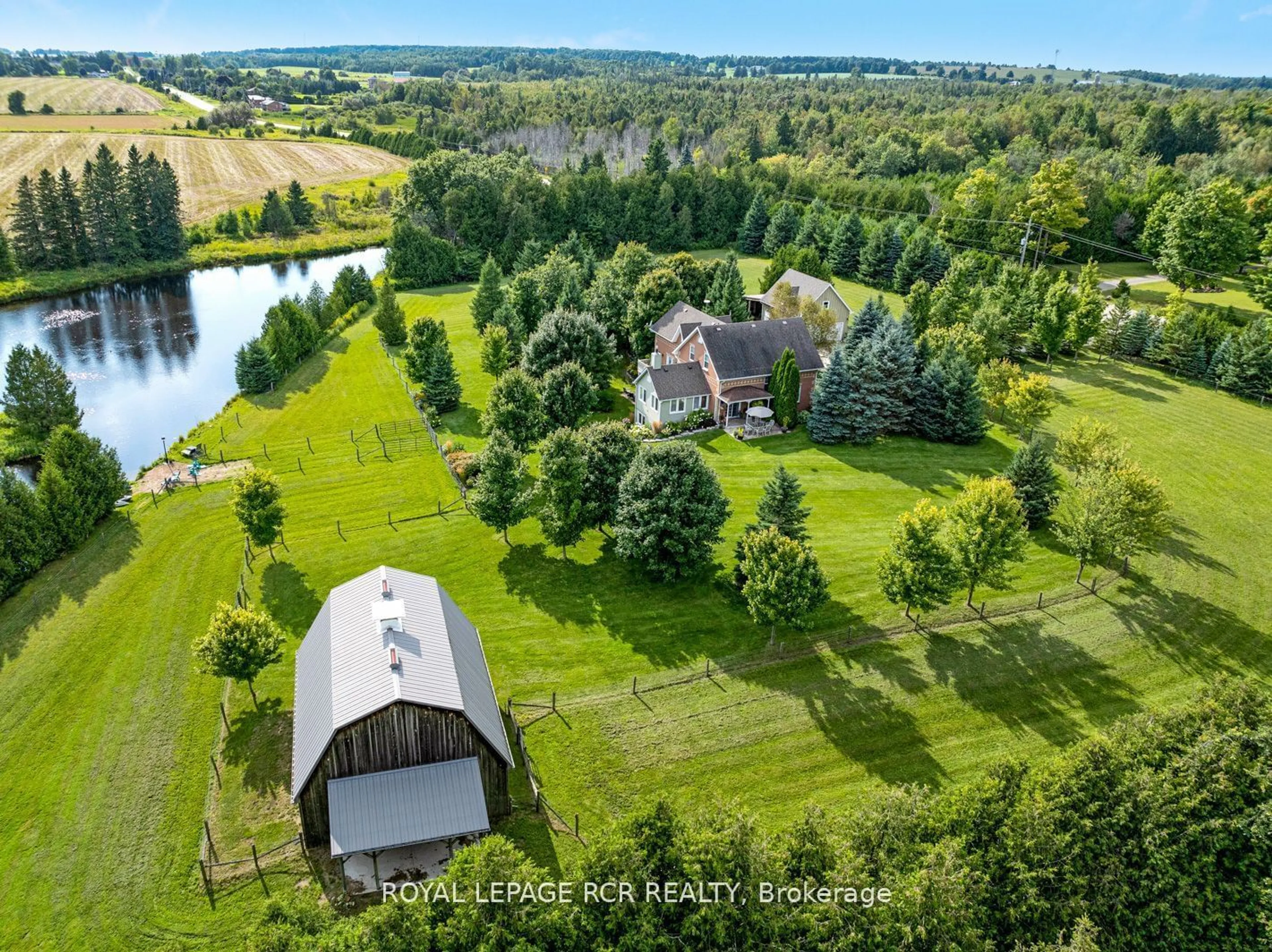 A pic from outside/outdoor area/front of a property/back of a property/a pic from drone, water/lake/river/ocean view for 346398 Mono Centre Rd, Mono Ontario L9W 6S1