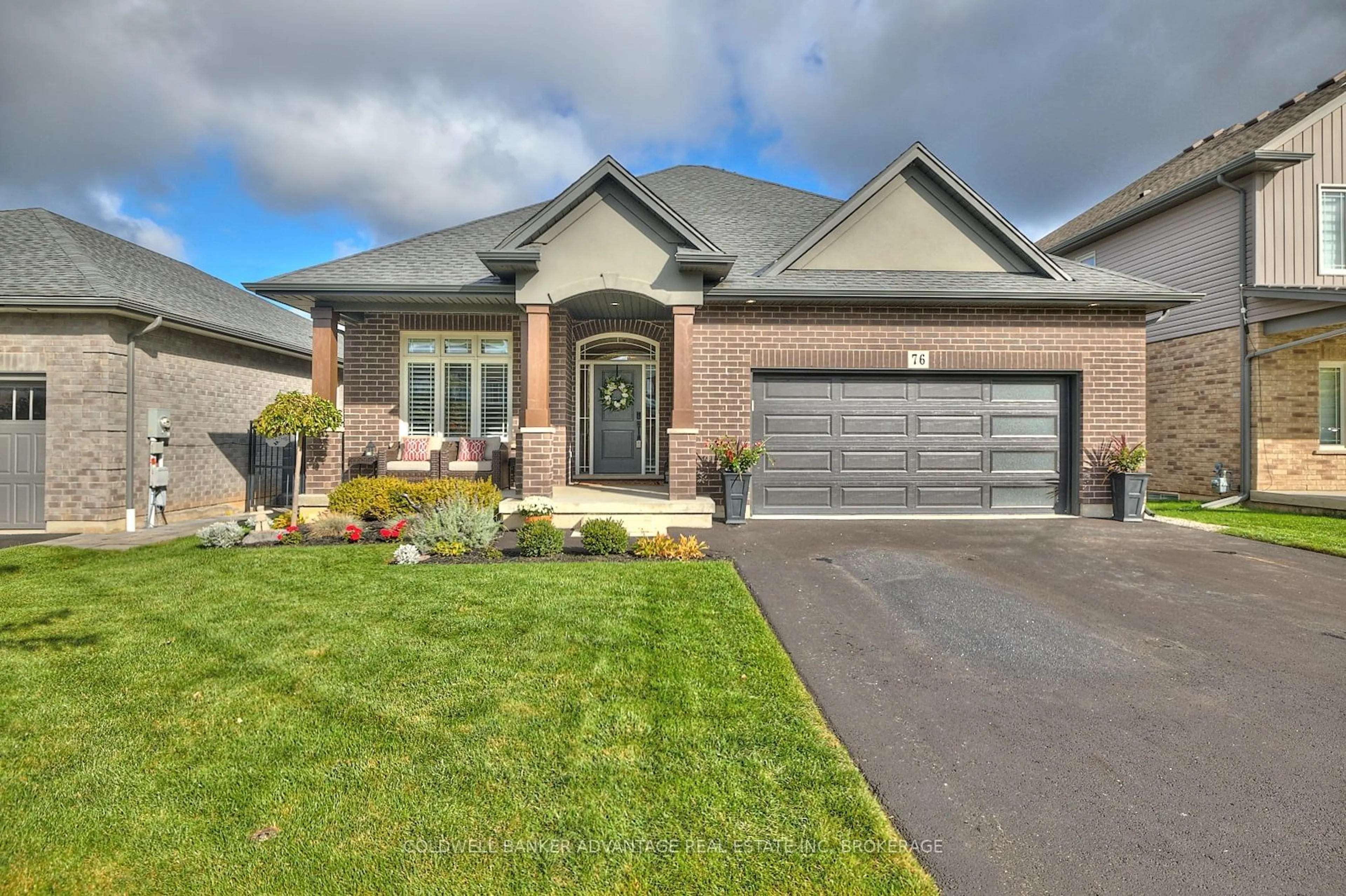 Home with brick exterior material, street for 76 BERGENSTEIN Cres, Pelham Ontario L0S 1E6