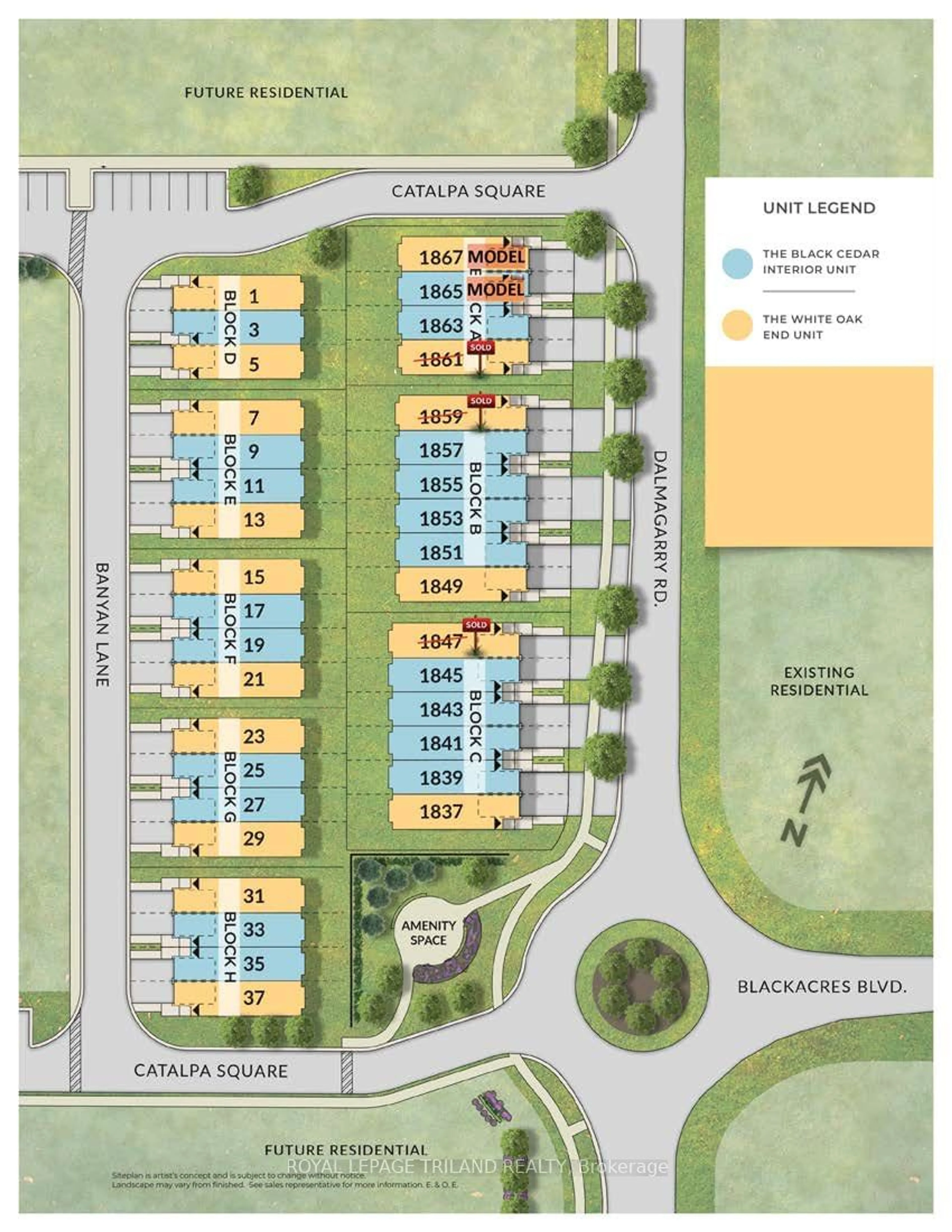 Floor plan for 1851 Dalmagarry Rd, London Ontario N6G 0A6