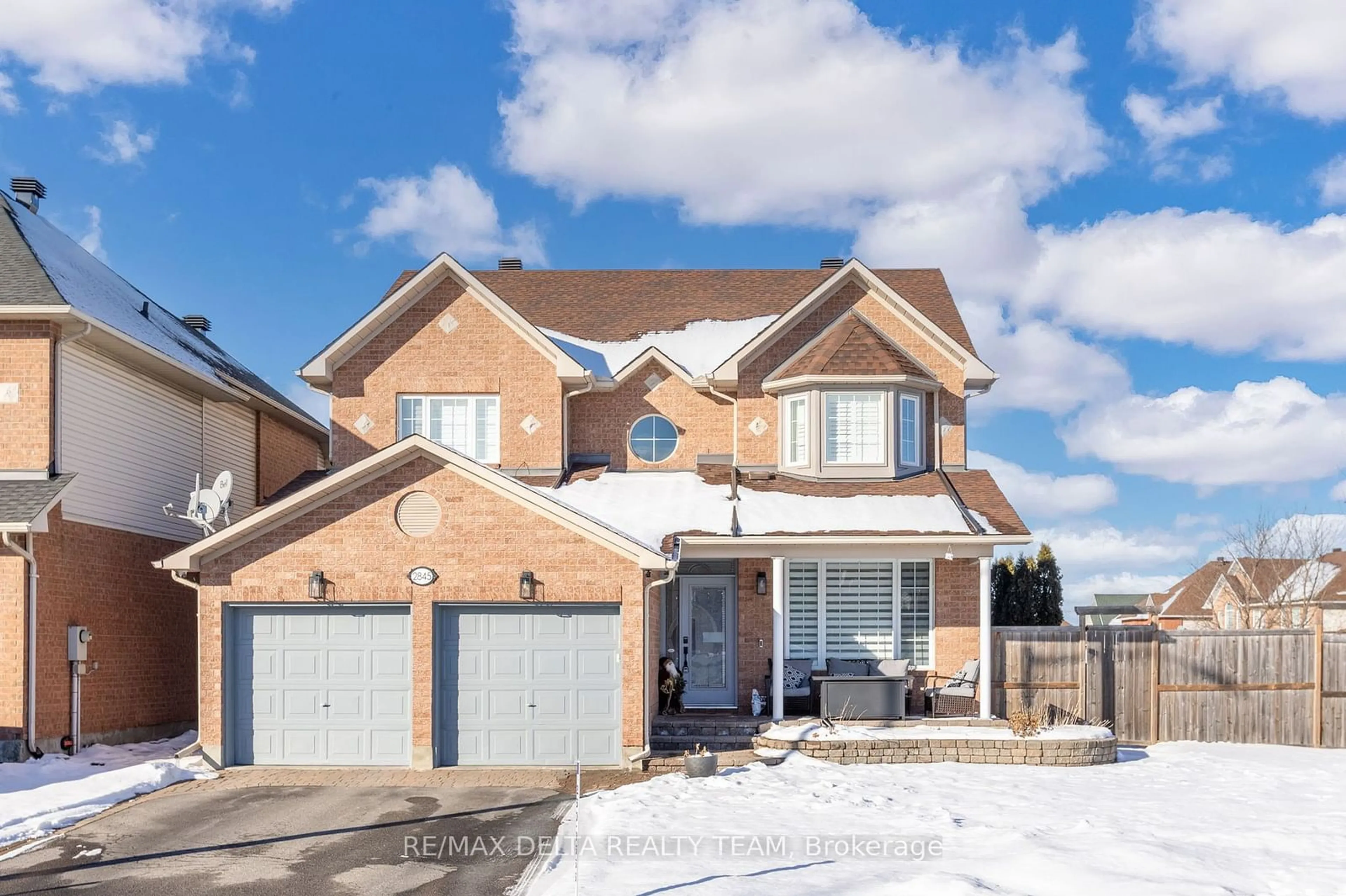 Home with brick exterior material, street for 2845 HANK RIVERS Dr, Blossom Park - Airport and Area Ontario K1T 4A2