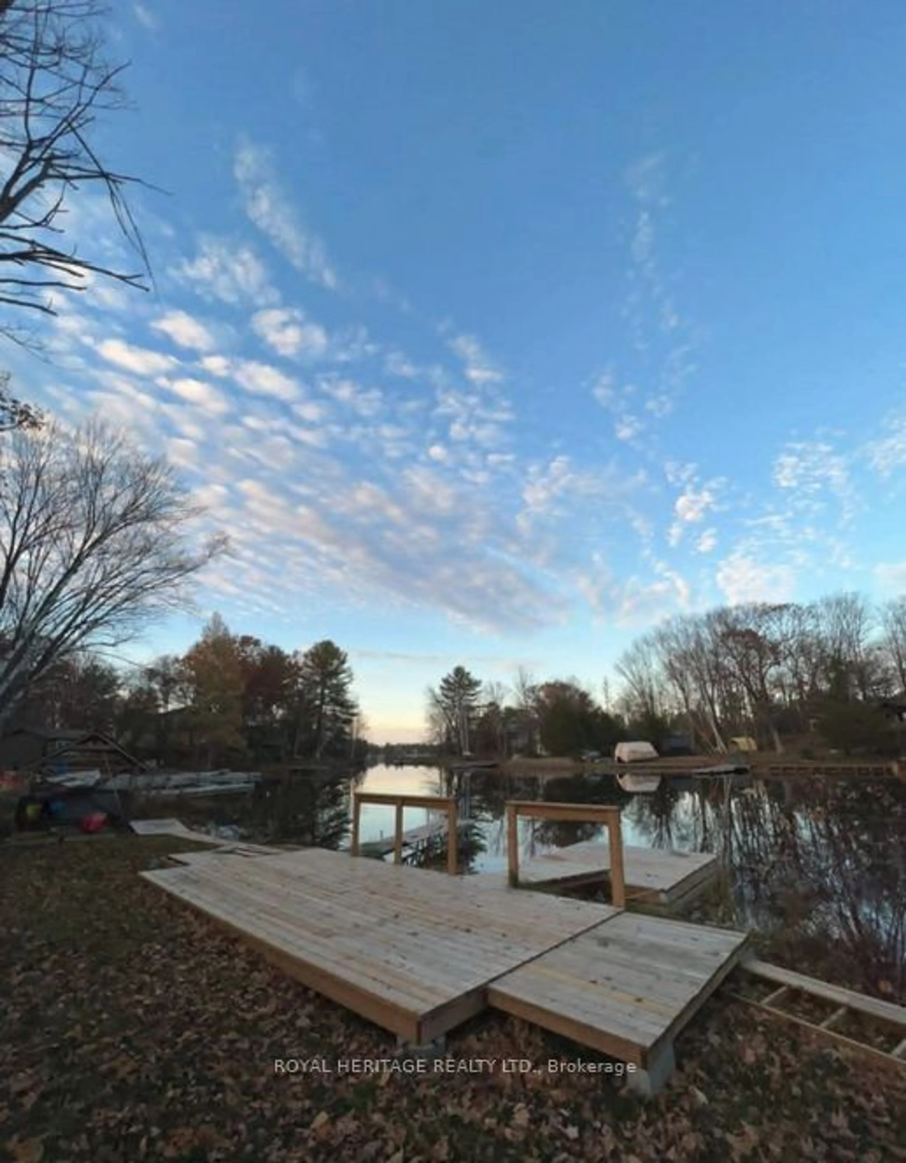 A pic from outside/outdoor area/front of a property/back of a property/a pic from drone, water/lake/river/ocean view for 2331 Lakeside Rd, Douro-Dummer Ontario K0L 2H0