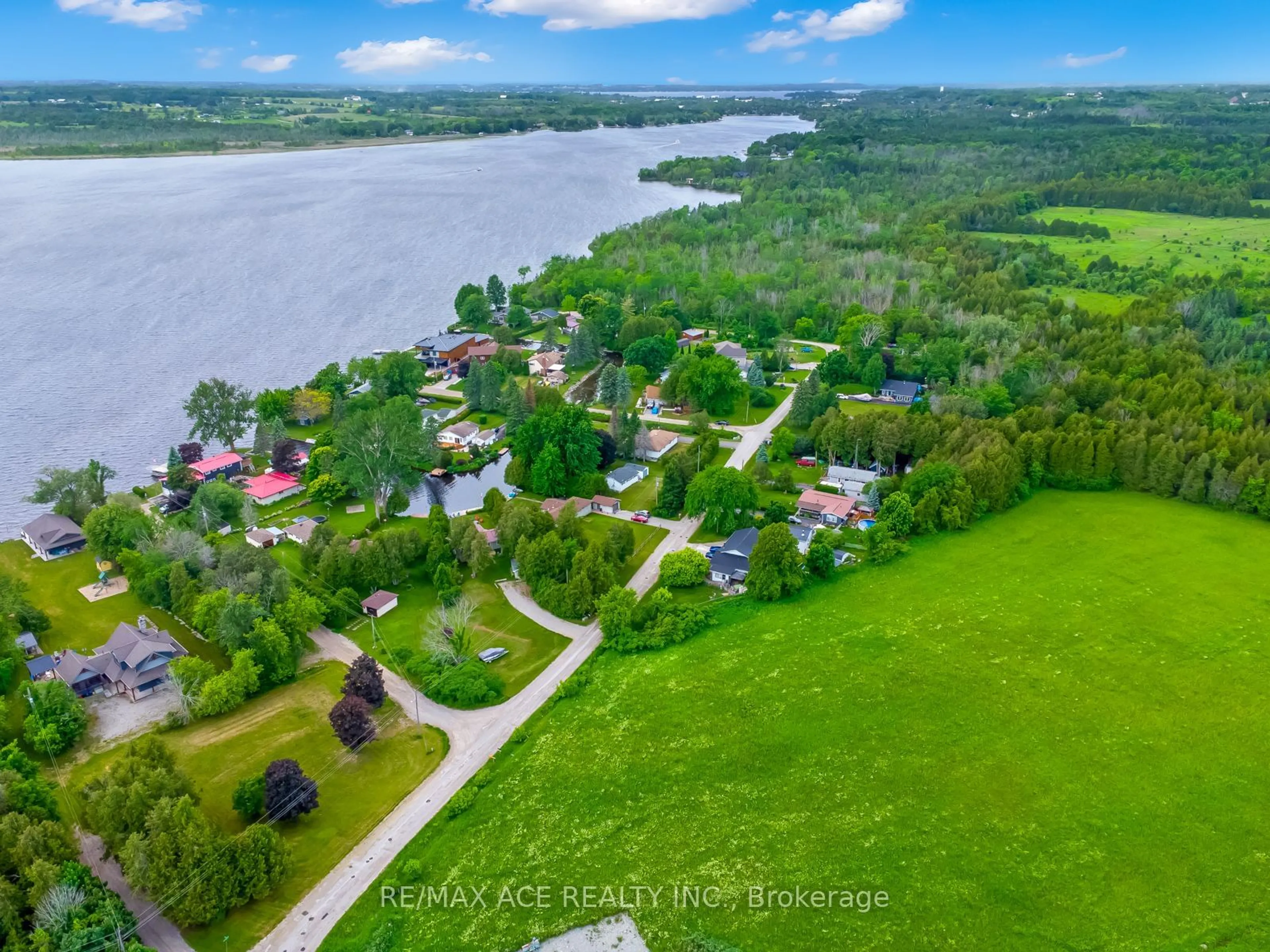 A pic from outside/outdoor area/front of a property/back of a property/a pic from drone, water/lake/river/ocean view for 69 Blythe Shore Rd, Kawartha Lakes Ontario K0M 1N0