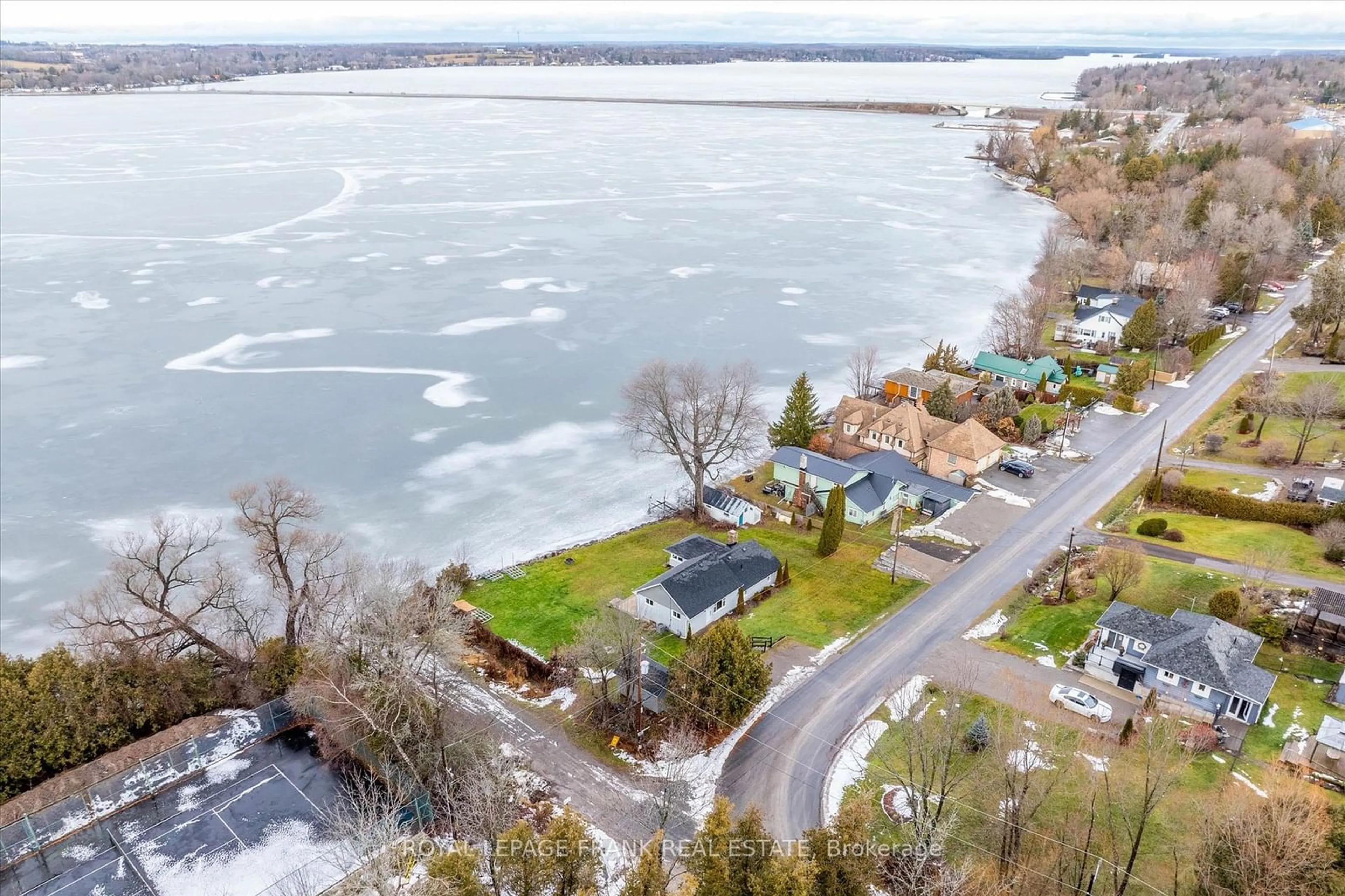 A pic from outside/outdoor area/front of a property/back of a property/a pic from drone, water/lake/river/ocean view for 798 Simcoe St, Smith-Ennismore-Lakefield Ontario K0L 1H0