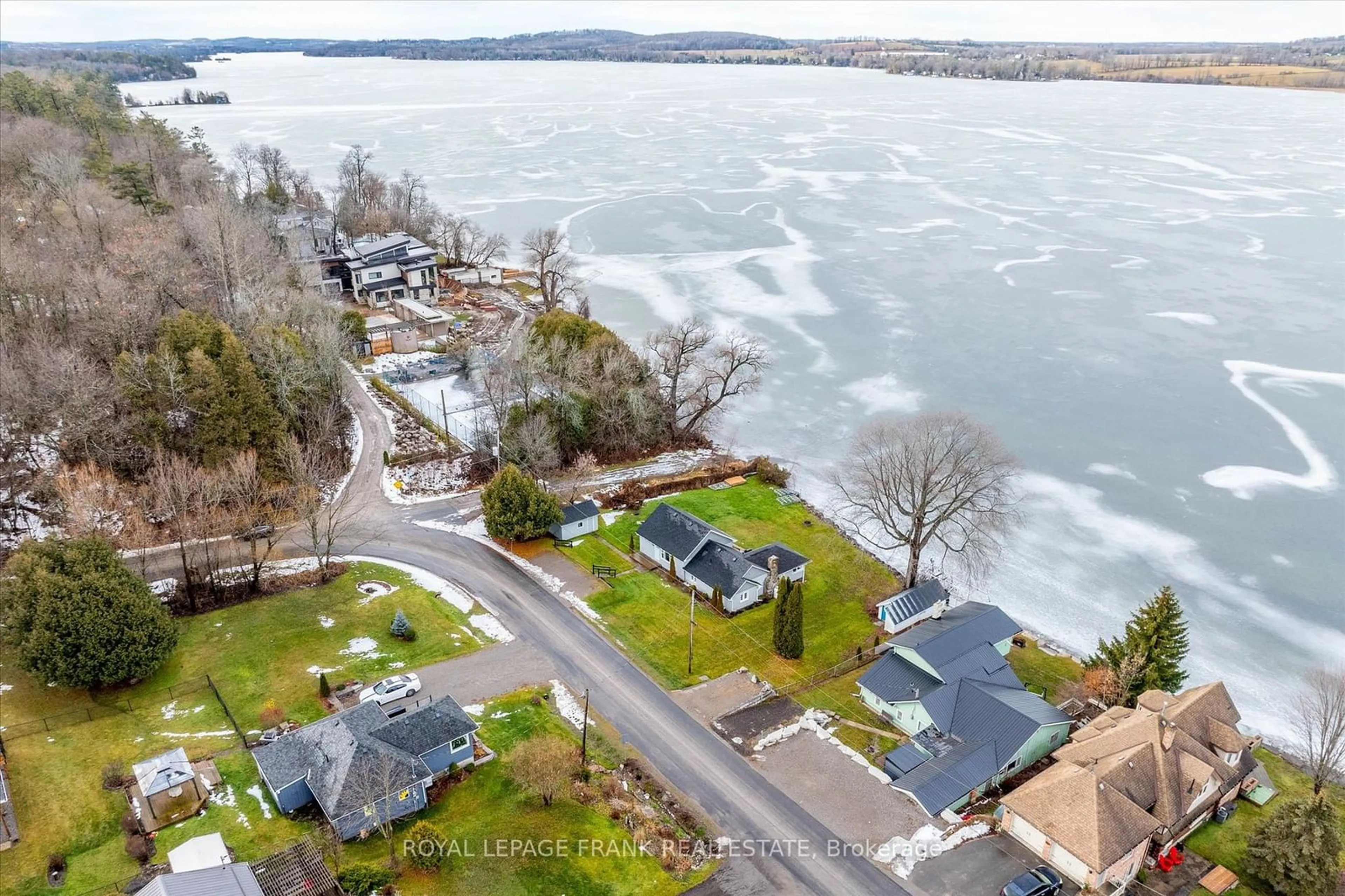 A pic from outside/outdoor area/front of a property/back of a property/a pic from drone, water/lake/river/ocean view for 798 Simcoe St, Smith-Ennismore-Lakefield Ontario K0L 1H0