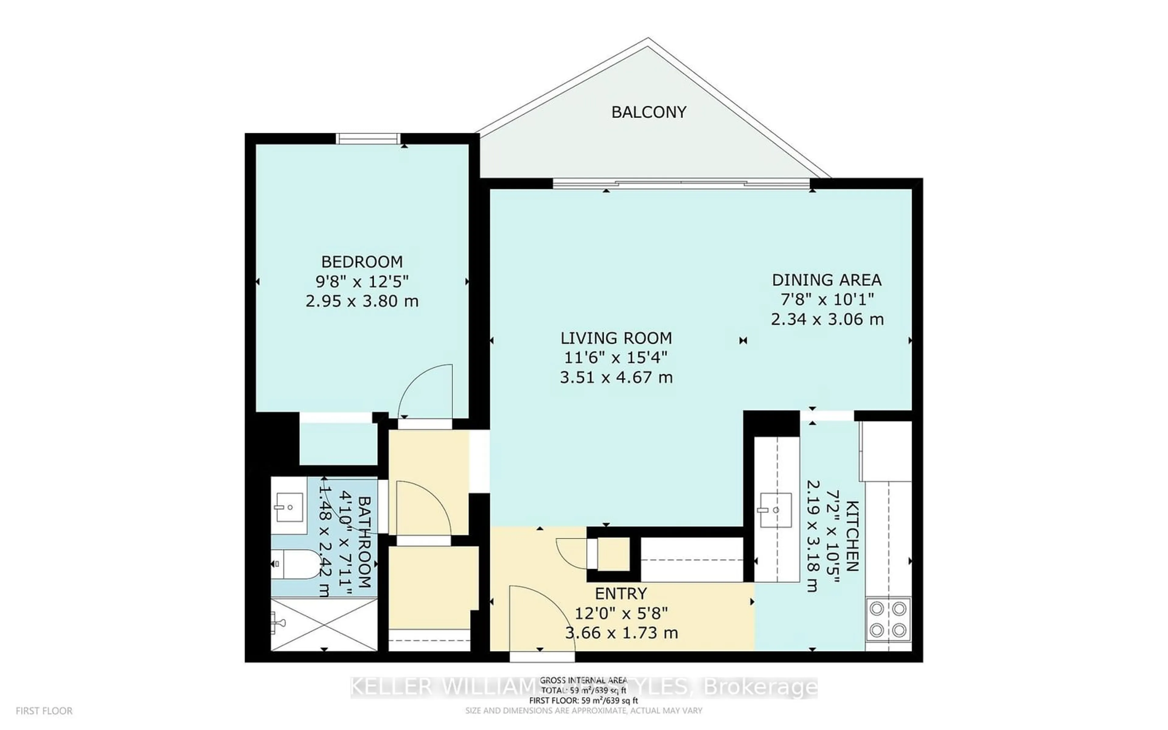 Floor plan for 1105 Jalna Blvd #1410, London Ontario N6E 2S9