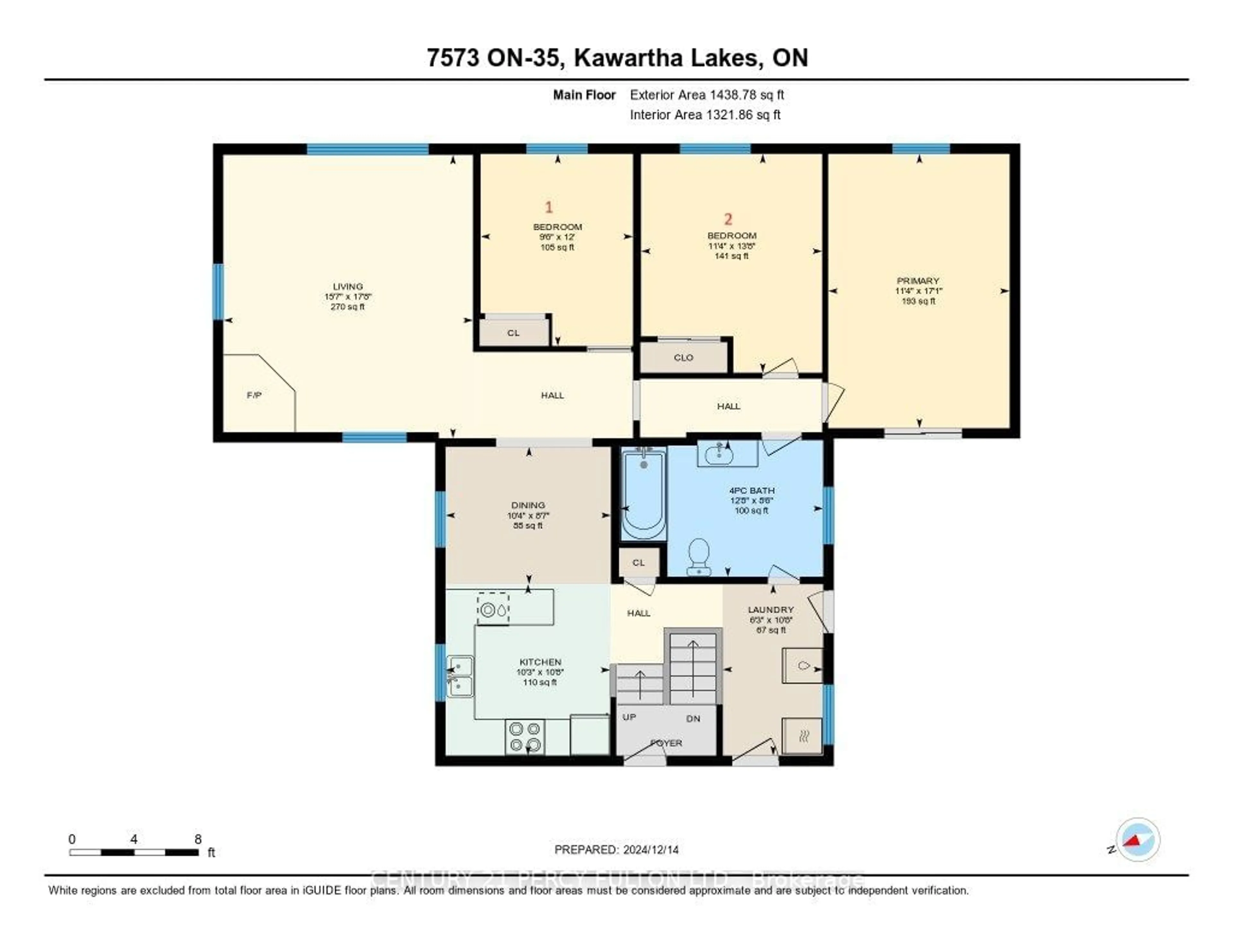 Floor plan for 7573 Highway 35 N, Kawartha Lakes Ontario K0M 2L0