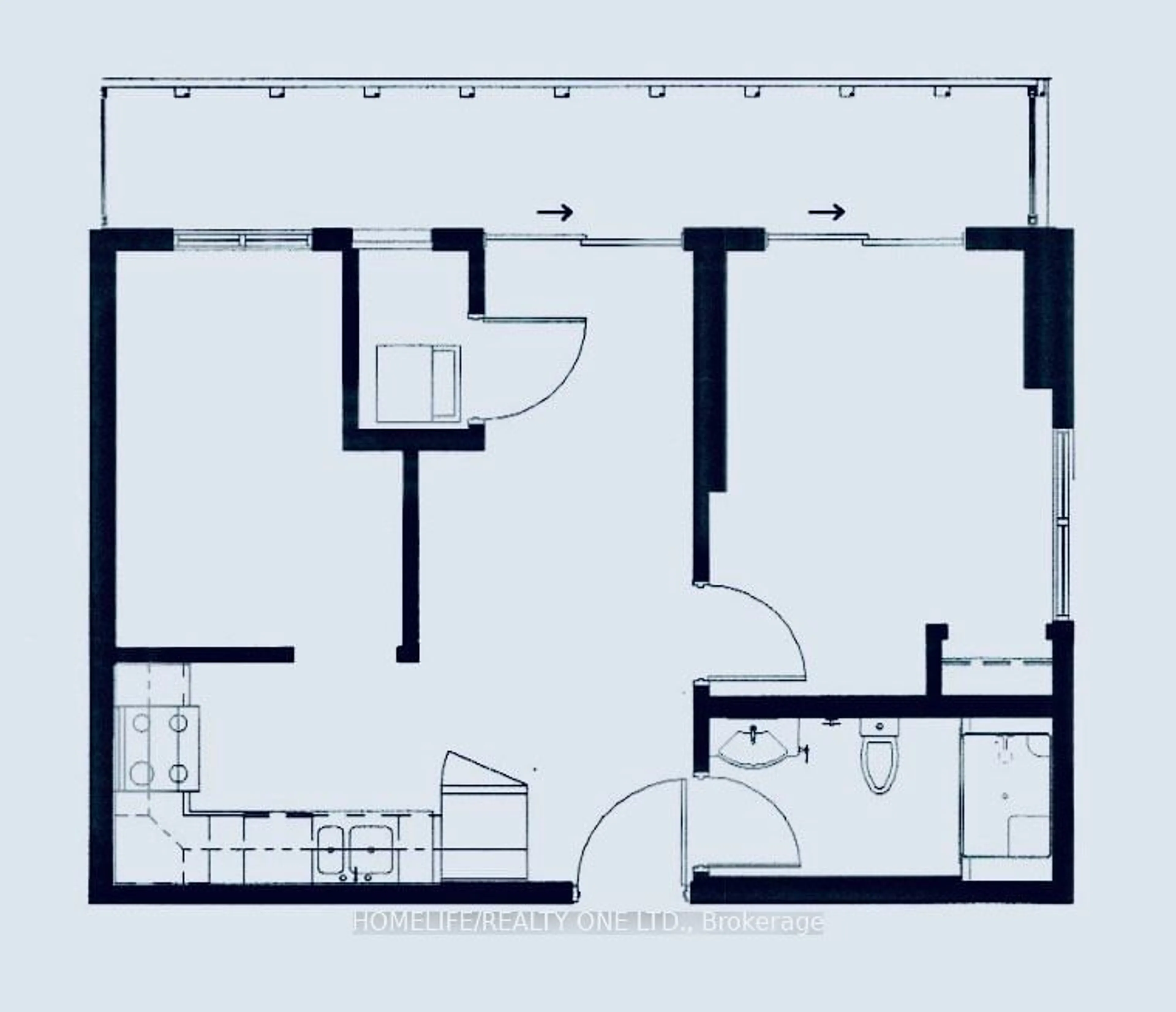 Floor plan for 258A Sunview St #1153, Waterloo Ontario N2L 3V9