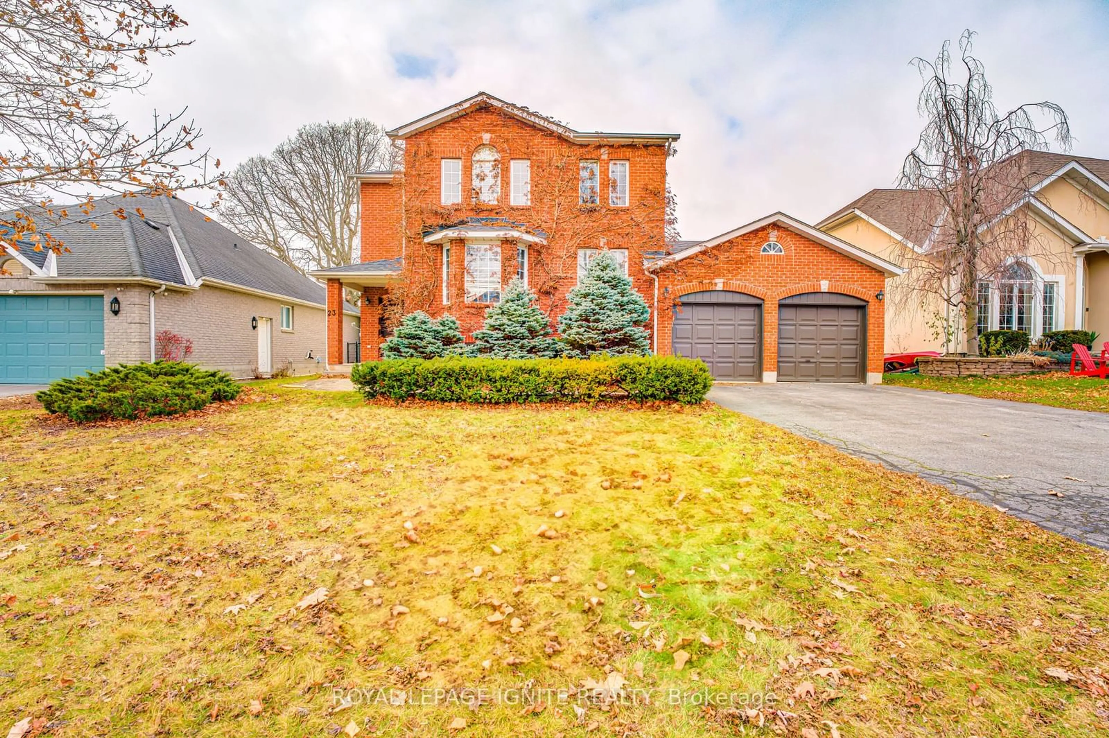 Home with brick exterior material, street for 23 Kenwoods Circ, Kingston Ontario K7K 6Y1