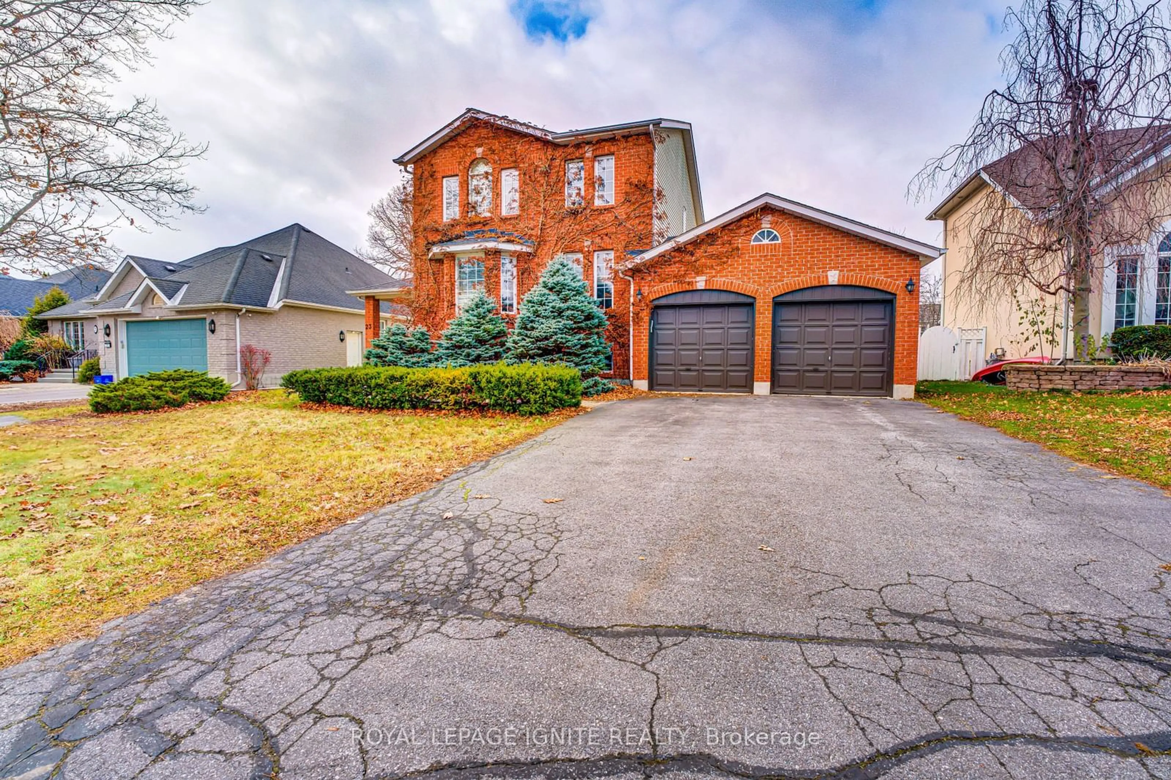 Home with brick exterior material, street for 23 Kenwoods Circ, Kingston Ontario K7K 6Y1