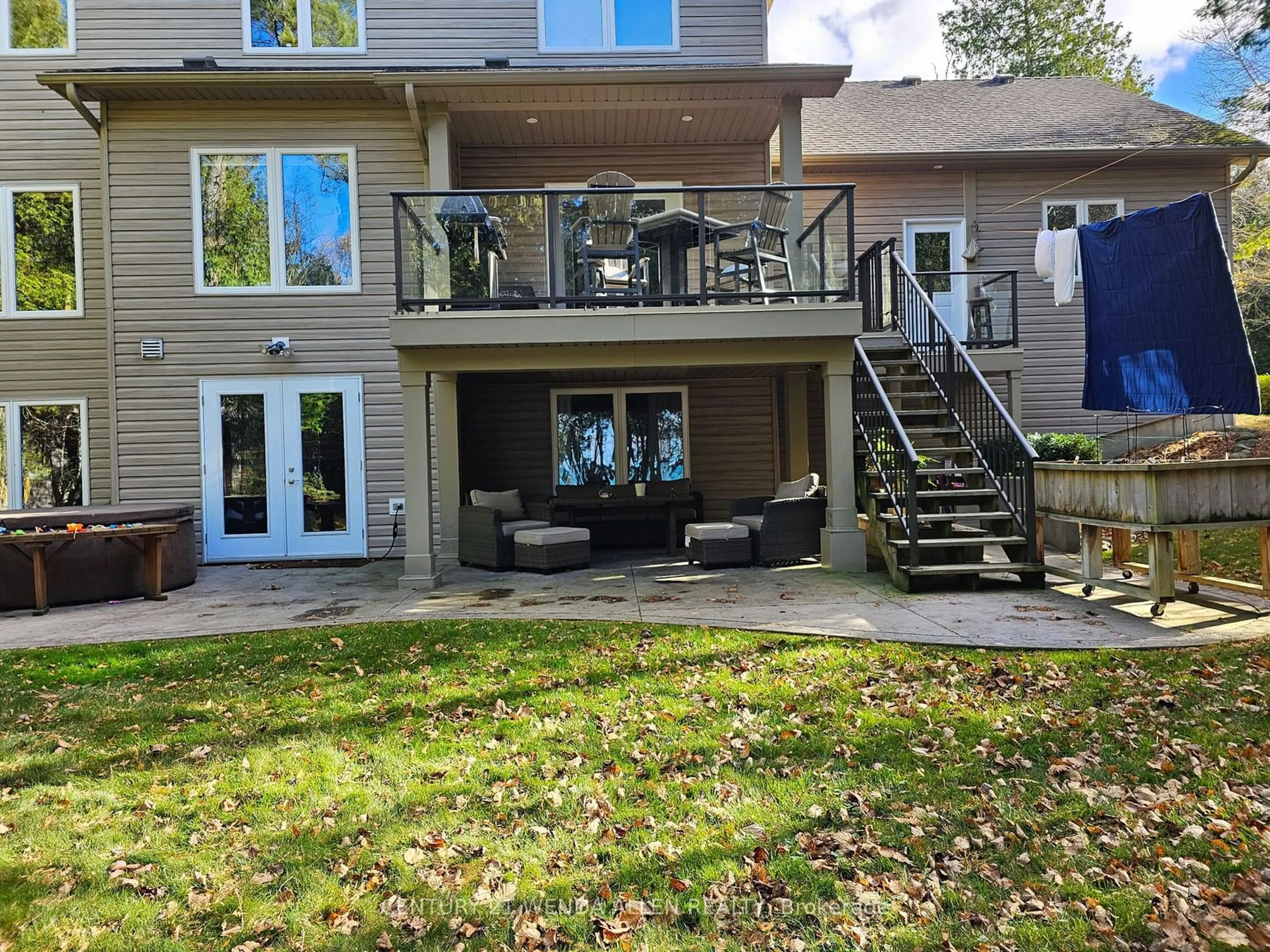 Patio, water/lake/river/ocean view for 14 Kuehner St, Kincardine Ontario N0G 2T0