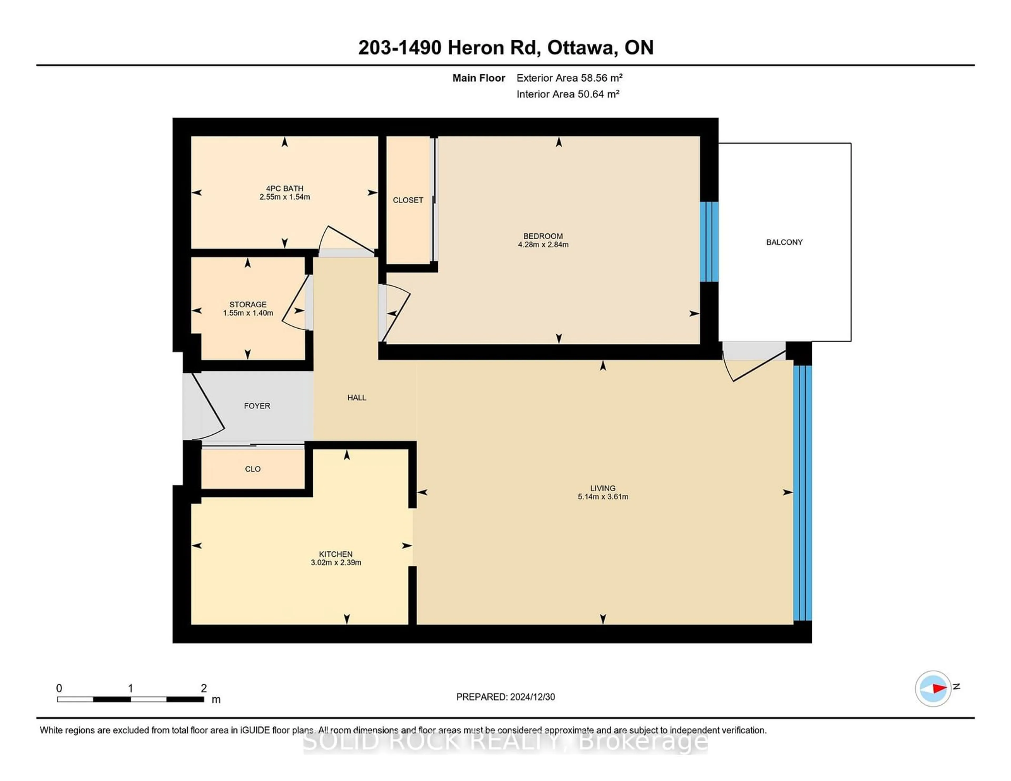 Floor plan for 1490 Heron Rd #203, Hunt Club - South Keys and Area Ontario K1V 6A5