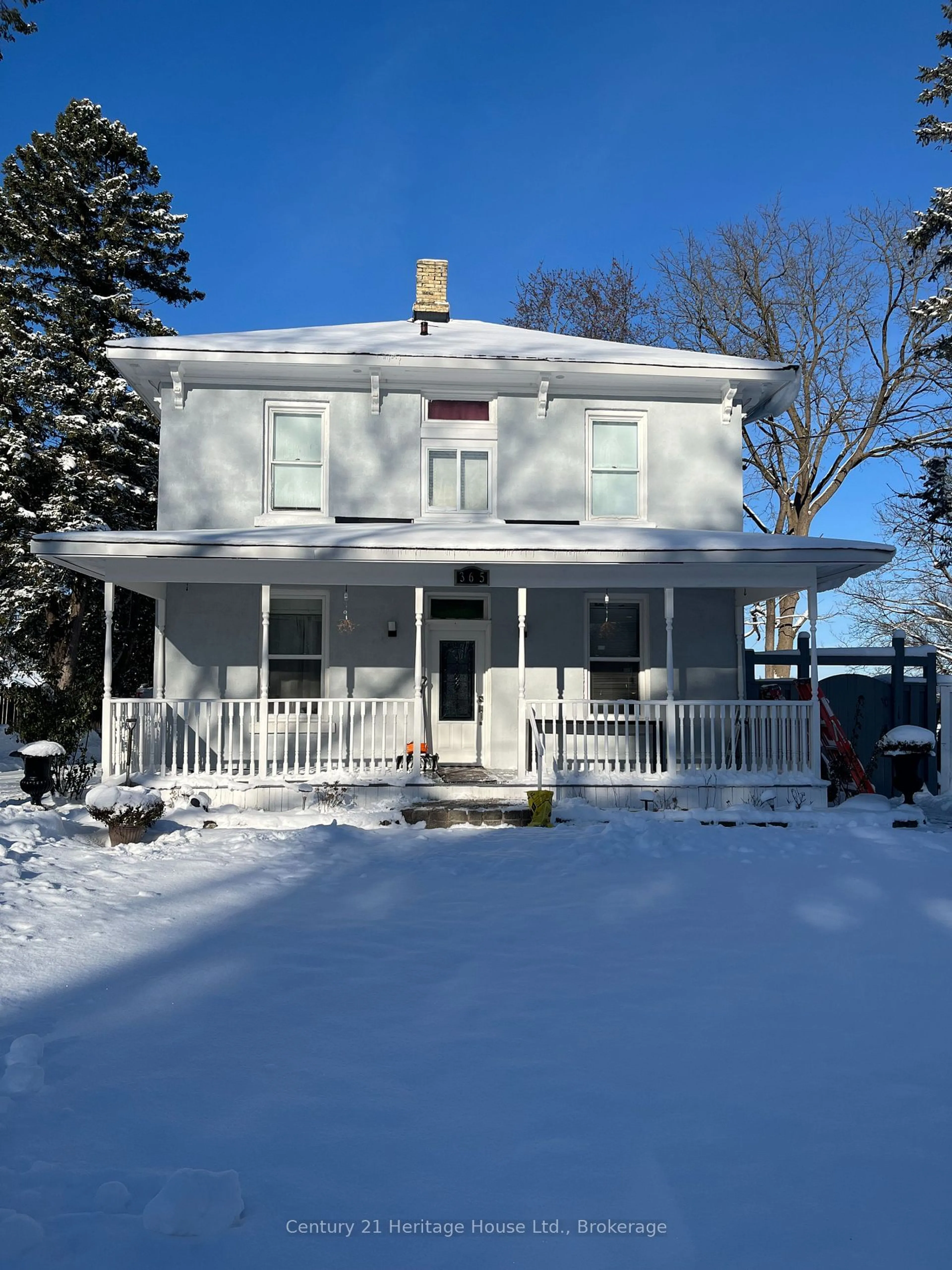 Home with vinyl exterior material, street for 365 Durham St, Wellington North Ontario N0G 2L1