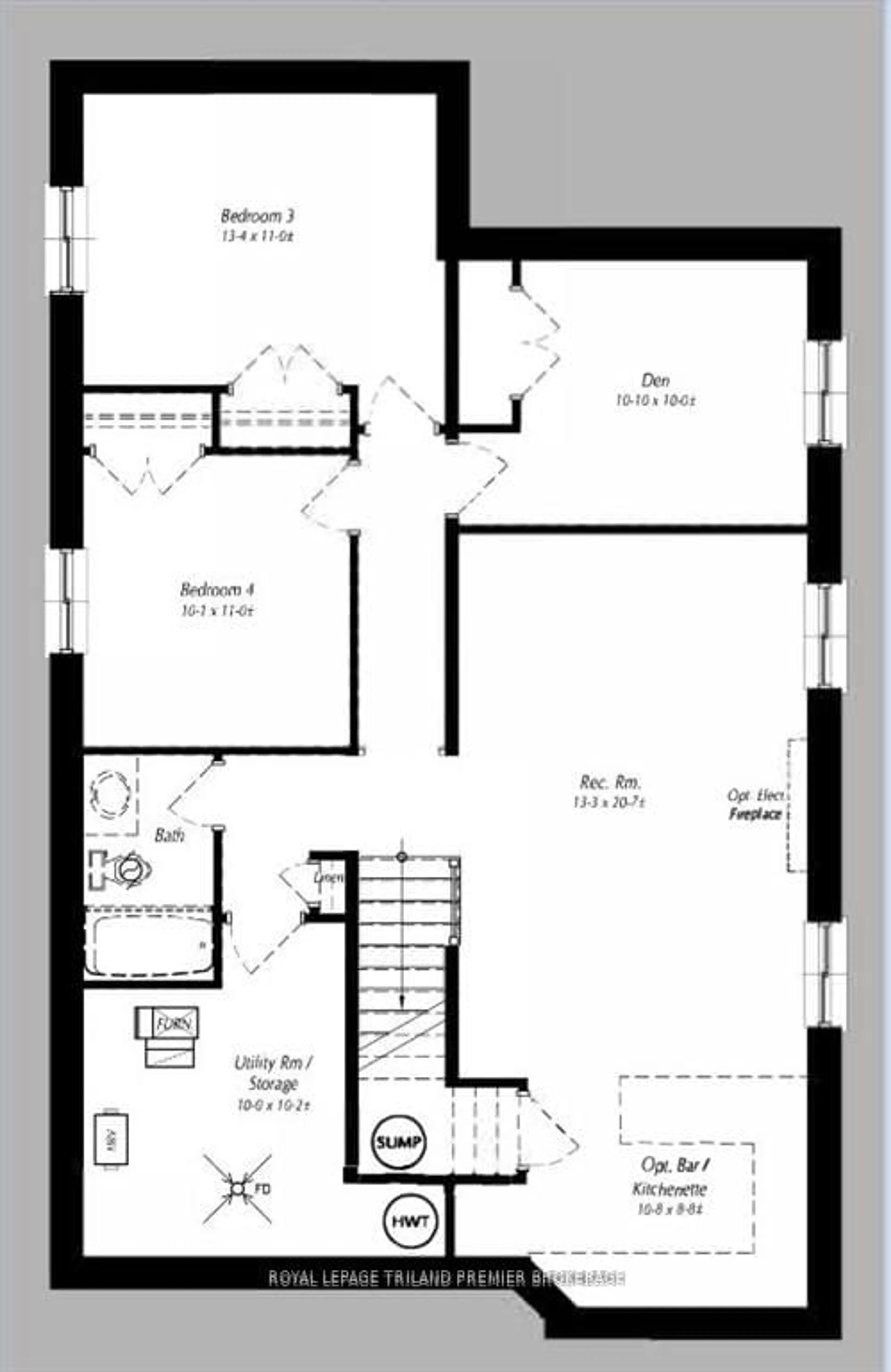 Floor plan for LOT 60 DEARING Dr, Lambton Shores Ontario N0M 1T0