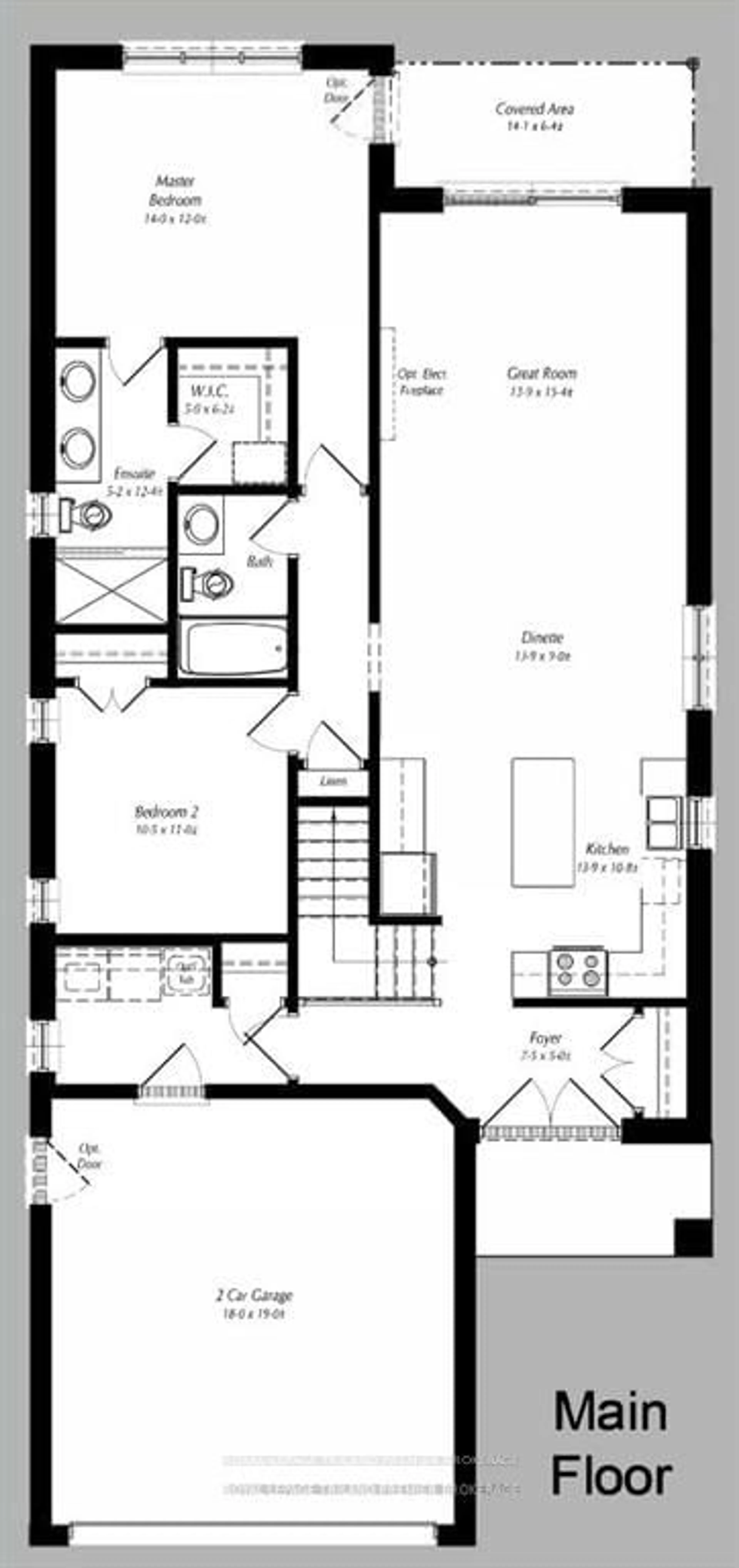 Floor plan for LOT 60 DEARING Dr, Lambton Shores Ontario N0M 1T0