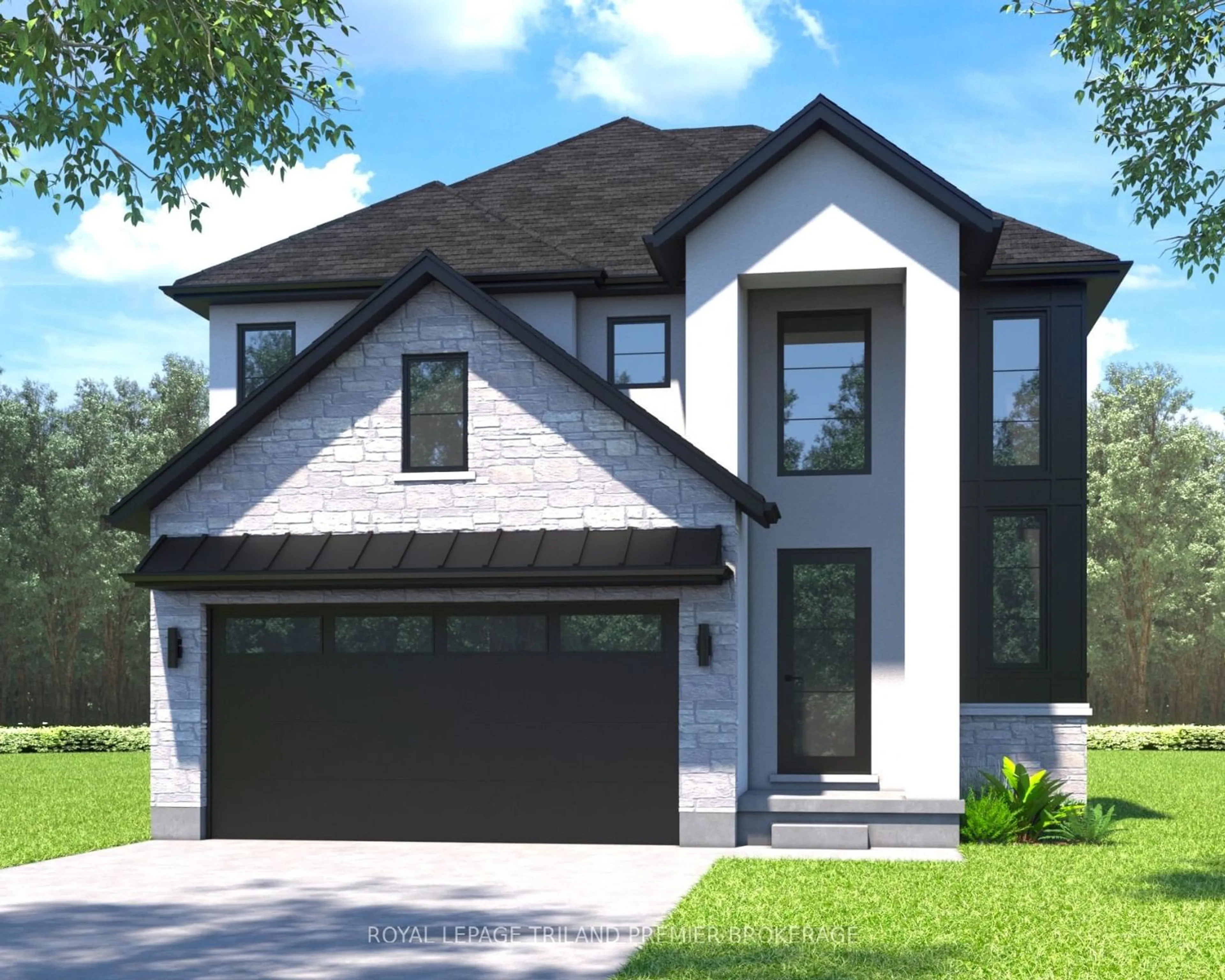 Home with brick exterior material, street for LOT 22 DEARING Dr, Lambton Shores Ontario N0M 1T0