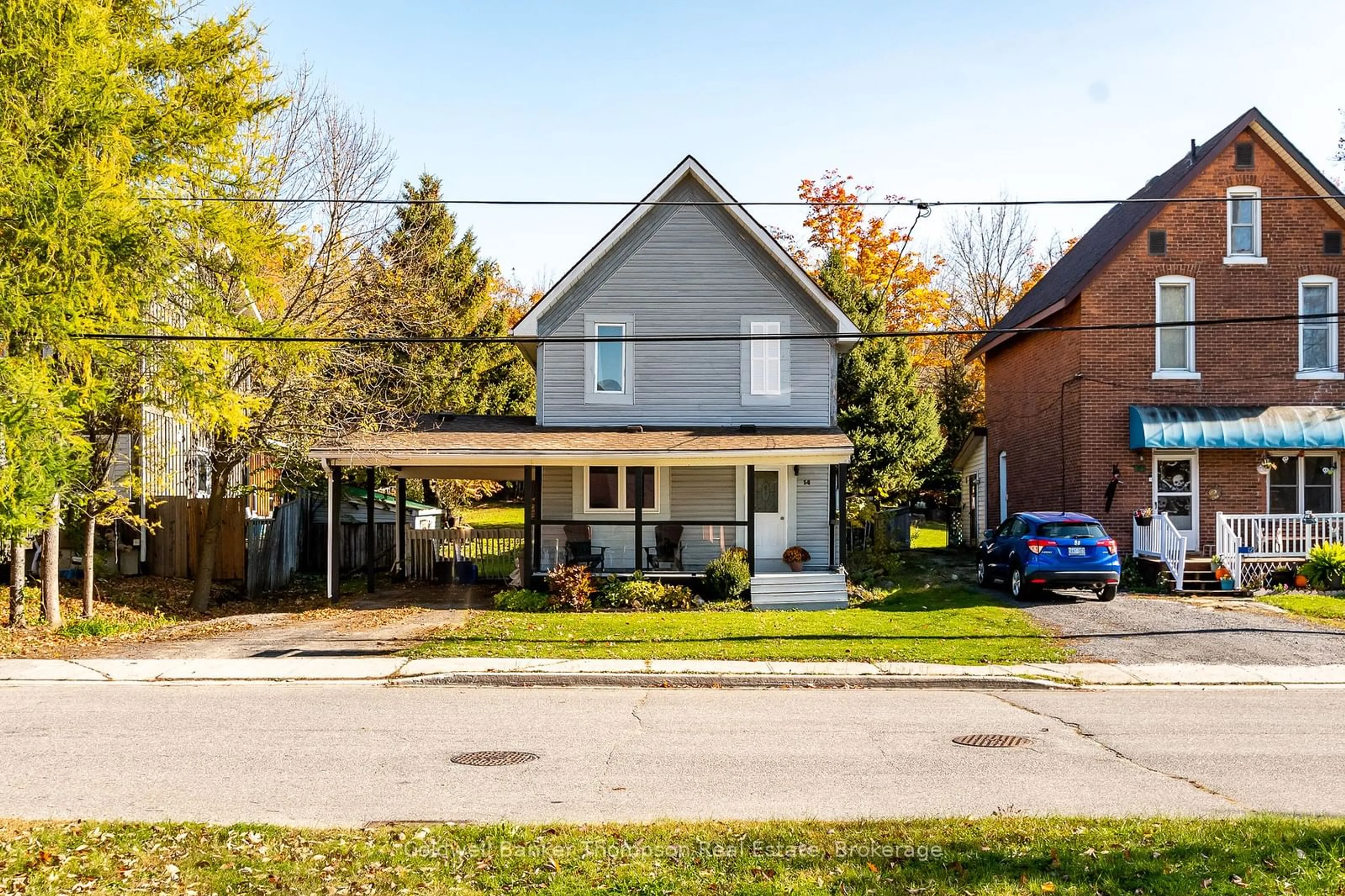 Home with brick exterior material, street for 14 FETTERLY St, Huntsville Ontario P1H 1K8