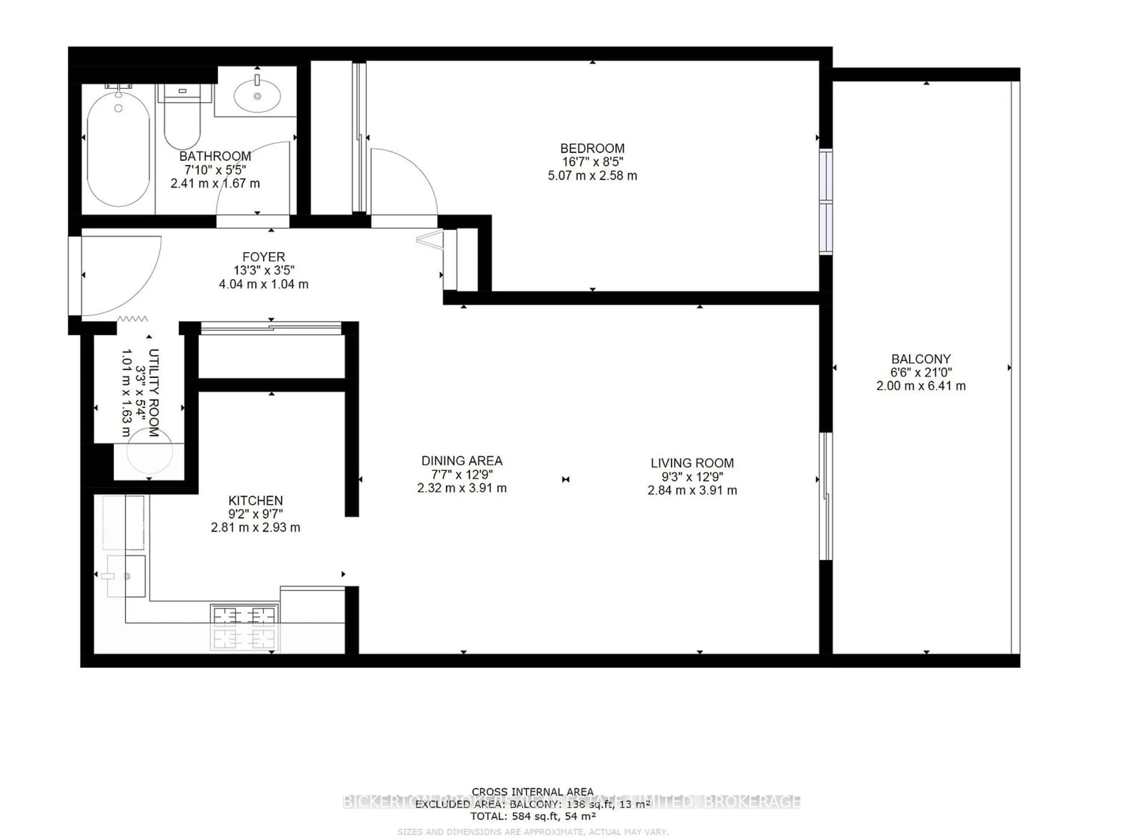 Floor plan for 610 William St #404, Gananoque Ontario K7G 3A4