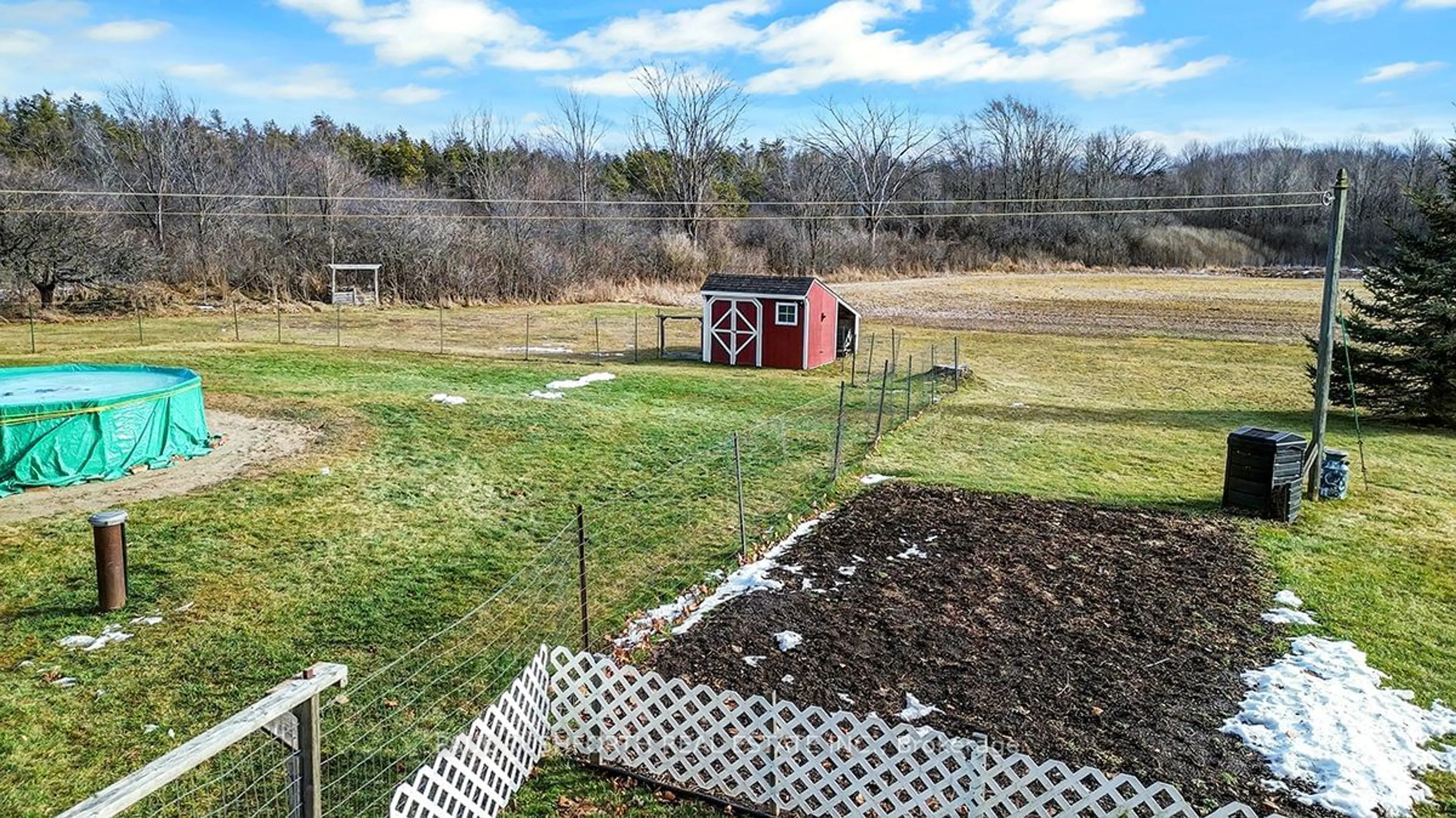 A pic from outside/outdoor area/front of a property/back of a property/a pic from drone, unknown for 83 Leacock Rd, Elizabethtown-Kitley Ontario K0E 1H0