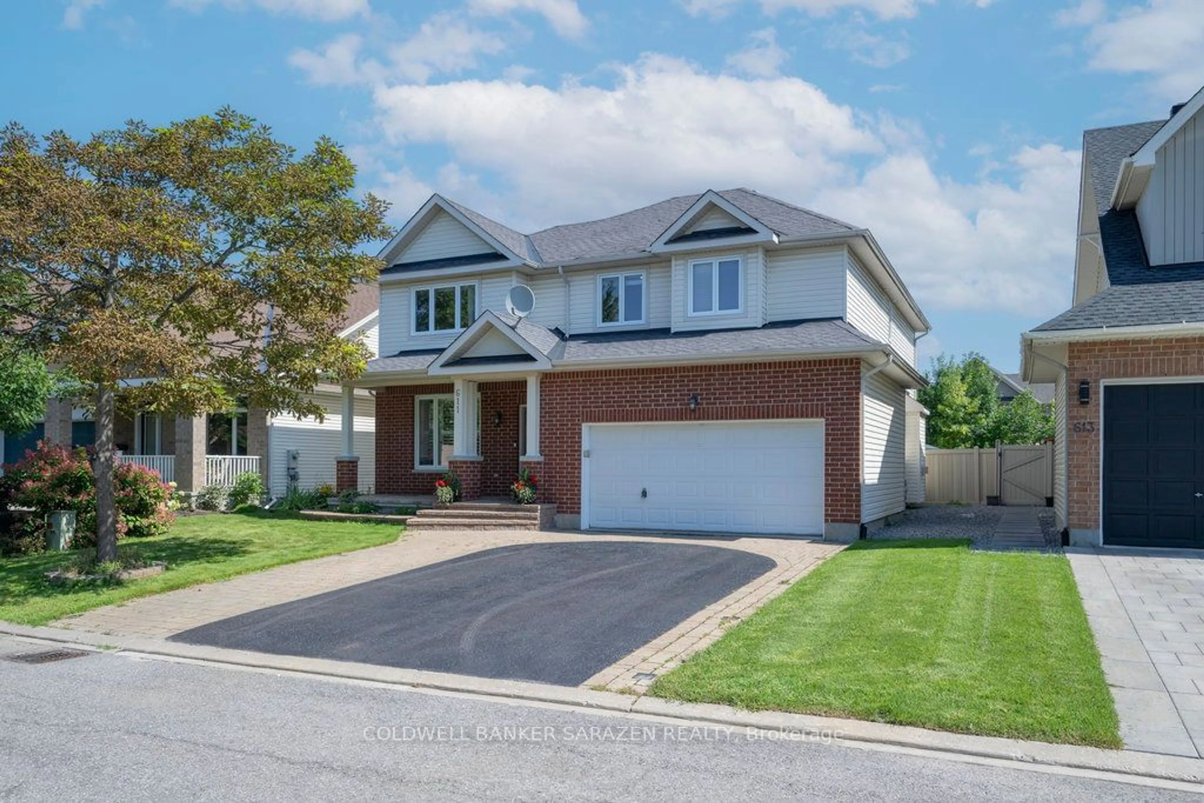 Home with brick exterior material, street for 611 NETLEY Circ, Blossom Park - Airport and Area Ontario K1T 0A3