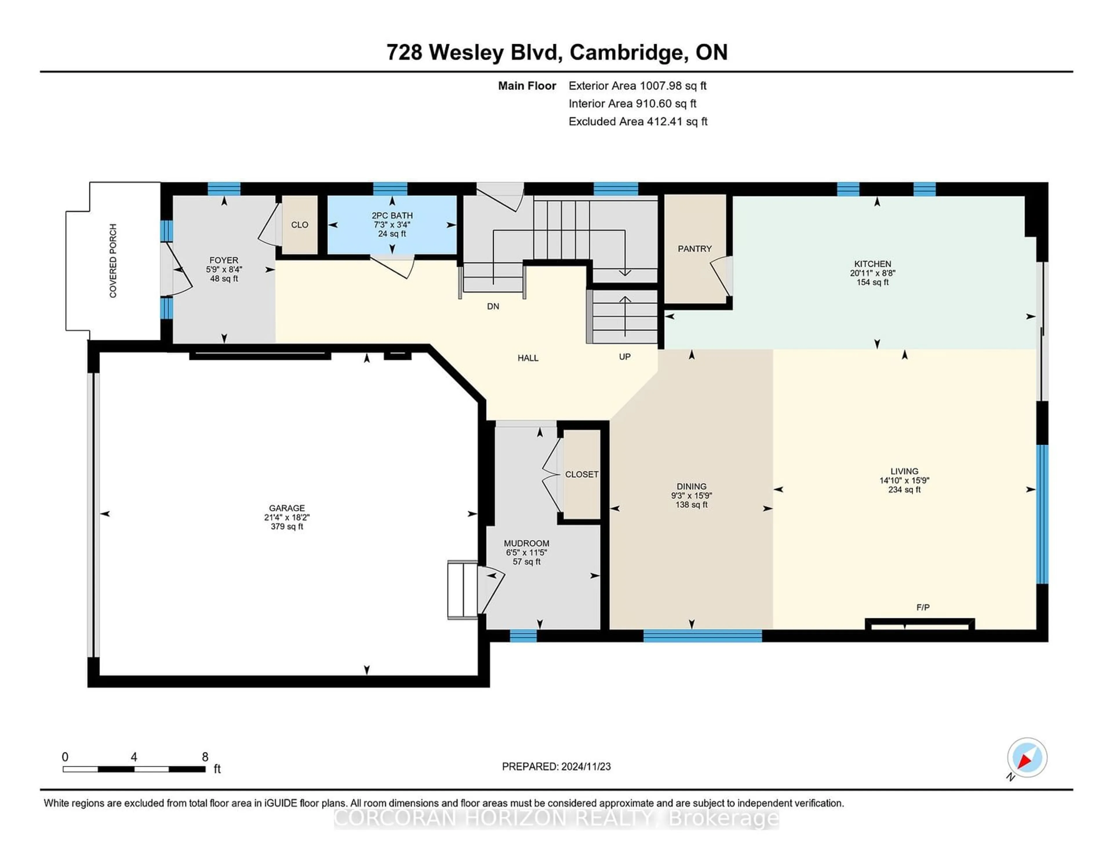 Floor plan for LT 1 Wesley Blvd, Cambridge Ontario N1T 0C6