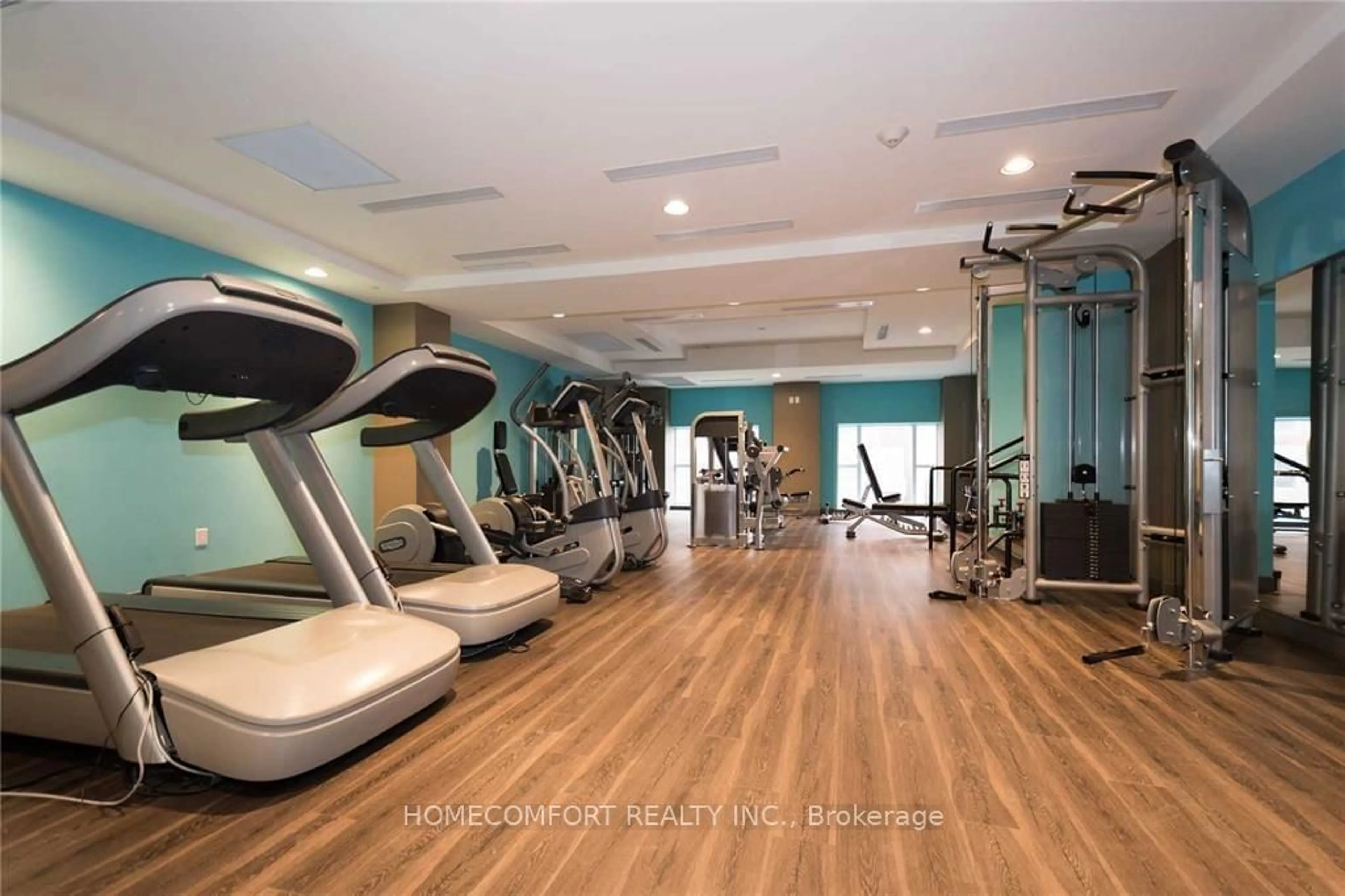 Gym or fitness room for 150 Main St #707, Hamilton Ontario L8P 1H8