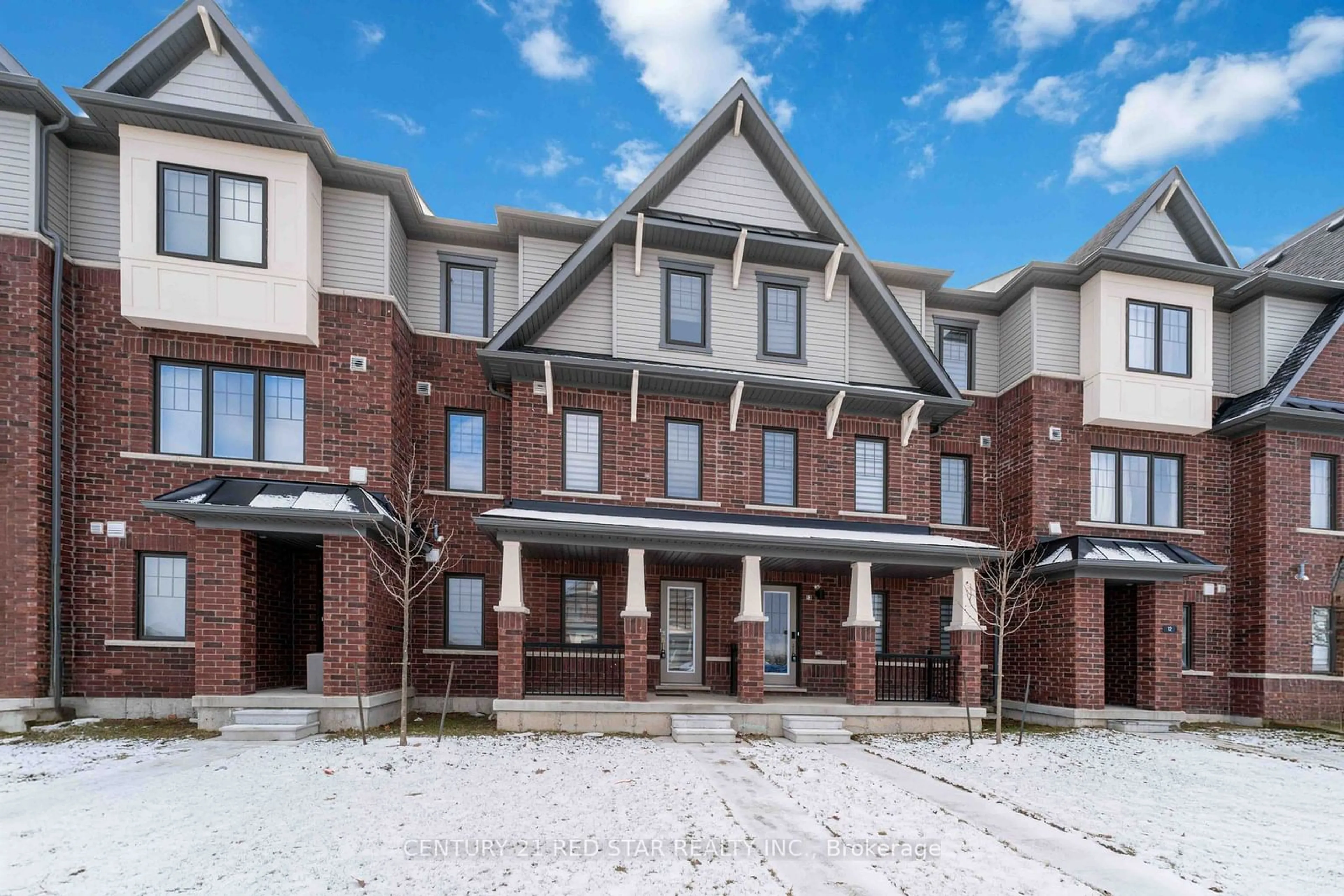 Home with brick exterior material, building for 185 Bedrock Dr #14, Hamilton Ontario L8J 0M5