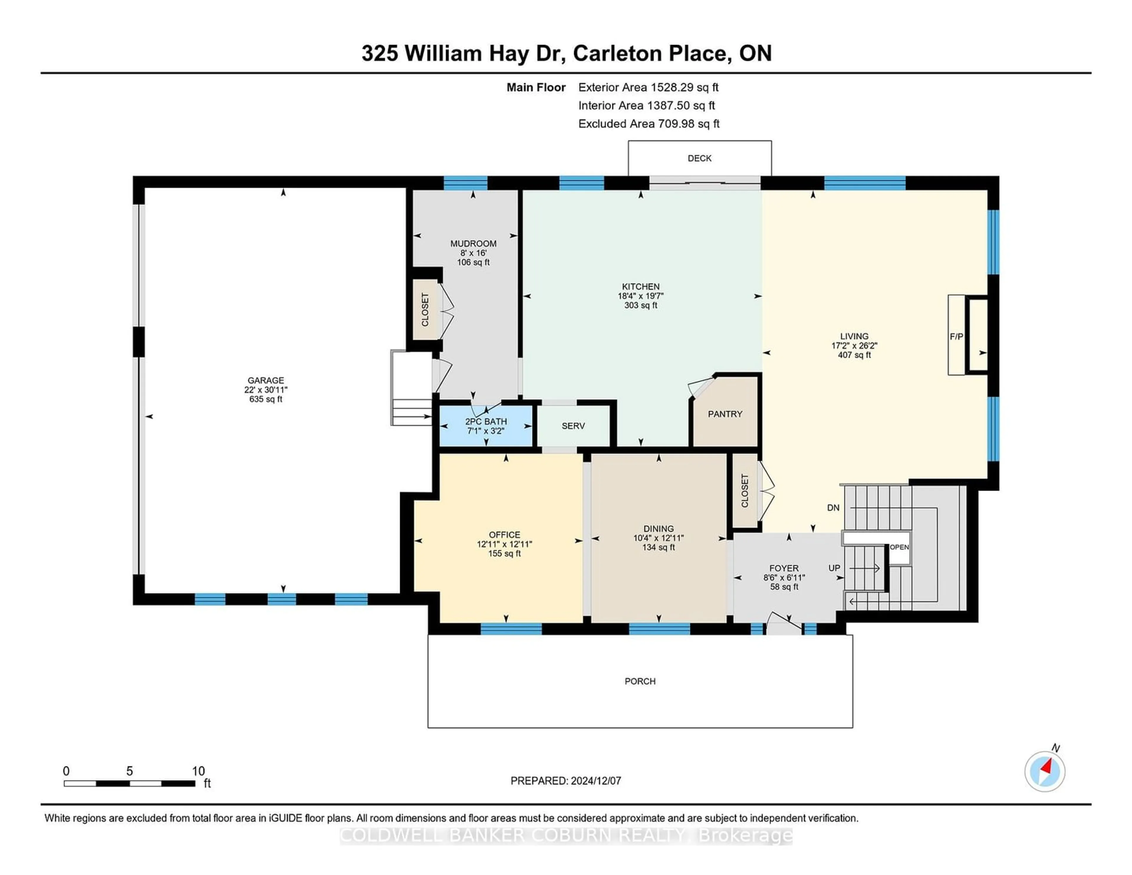 Floor plan for 325 William Hay Dr, Beckwith Ontario K7C 0C4