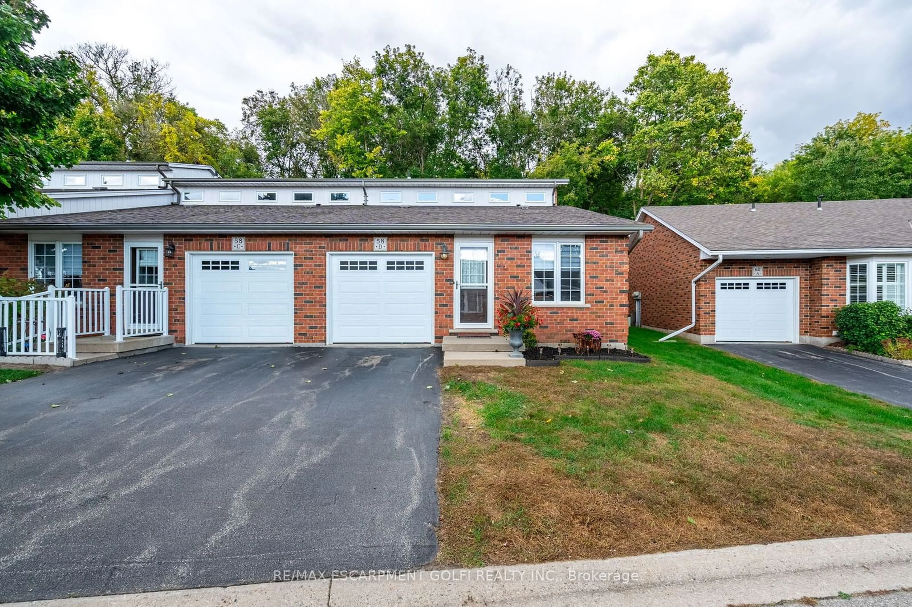 Home with brick exterior material, street for 58D HARRIS Ave, Brantford Ontario N3R 2E9