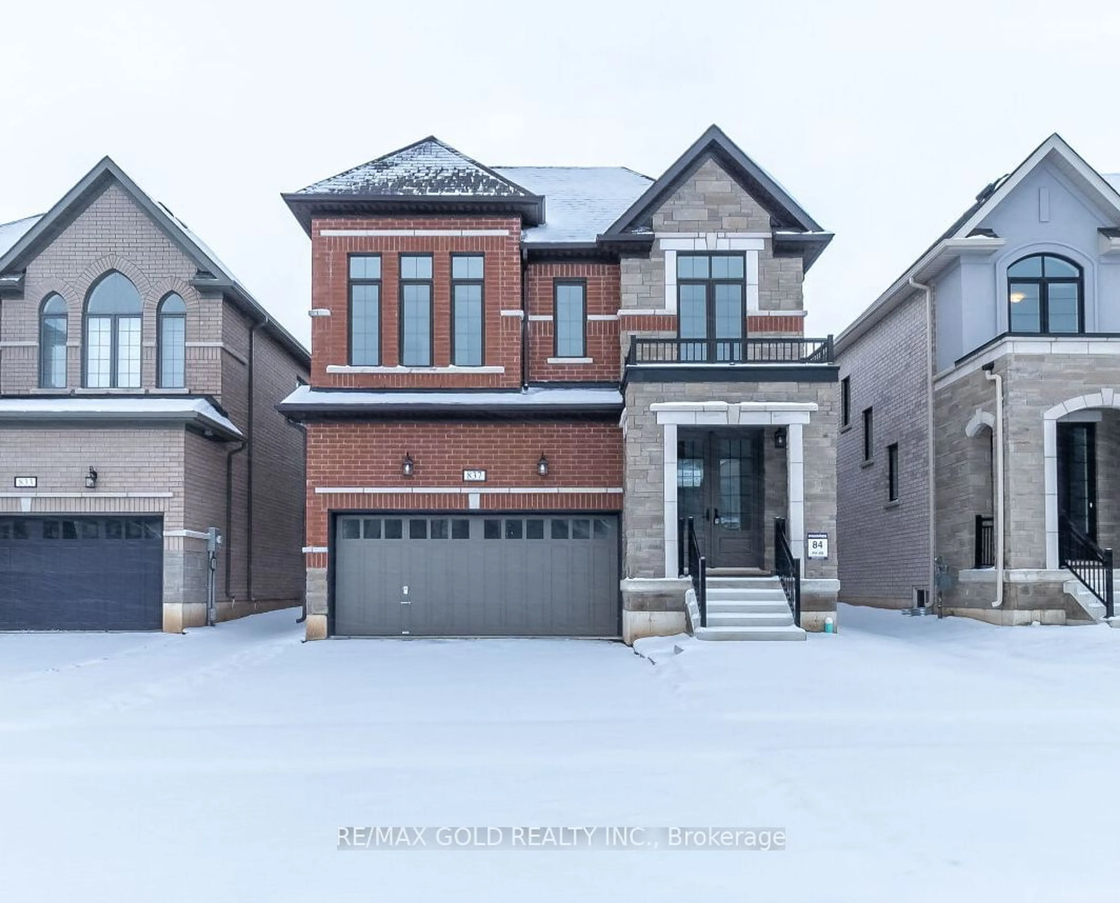 Home with brick exterior material, street for 837 Knights Lane, Woodstock Ontario N4T 0P7