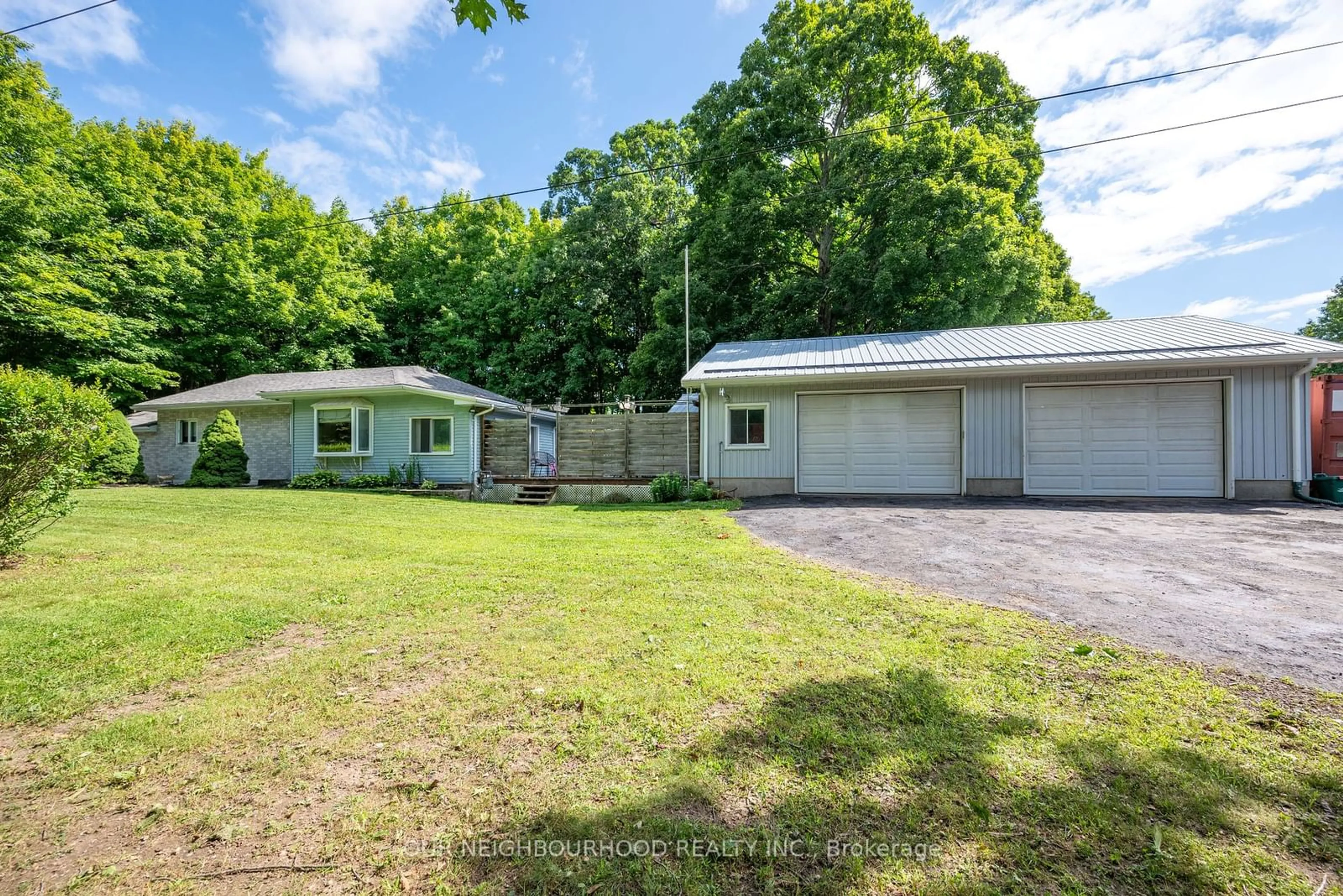 A pic from outside/outdoor area/front of a property/back of a property/a pic from drone, street for 8740 Dale Rd, Hamilton Township Ontario K9A 4J7