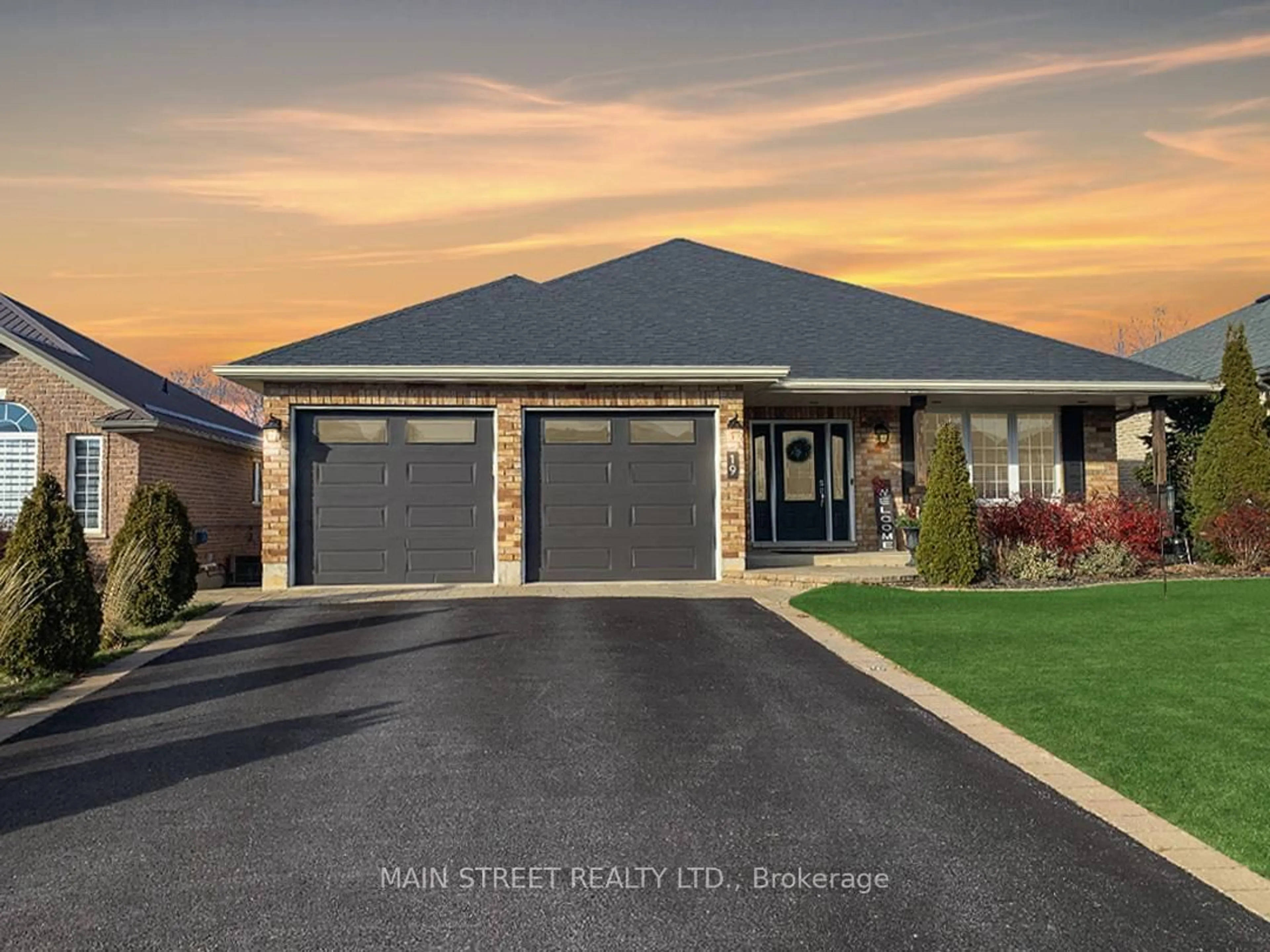 Home with brick exterior material, street for 19 Northview Lane, Quinte West Ontario K8V 6X6