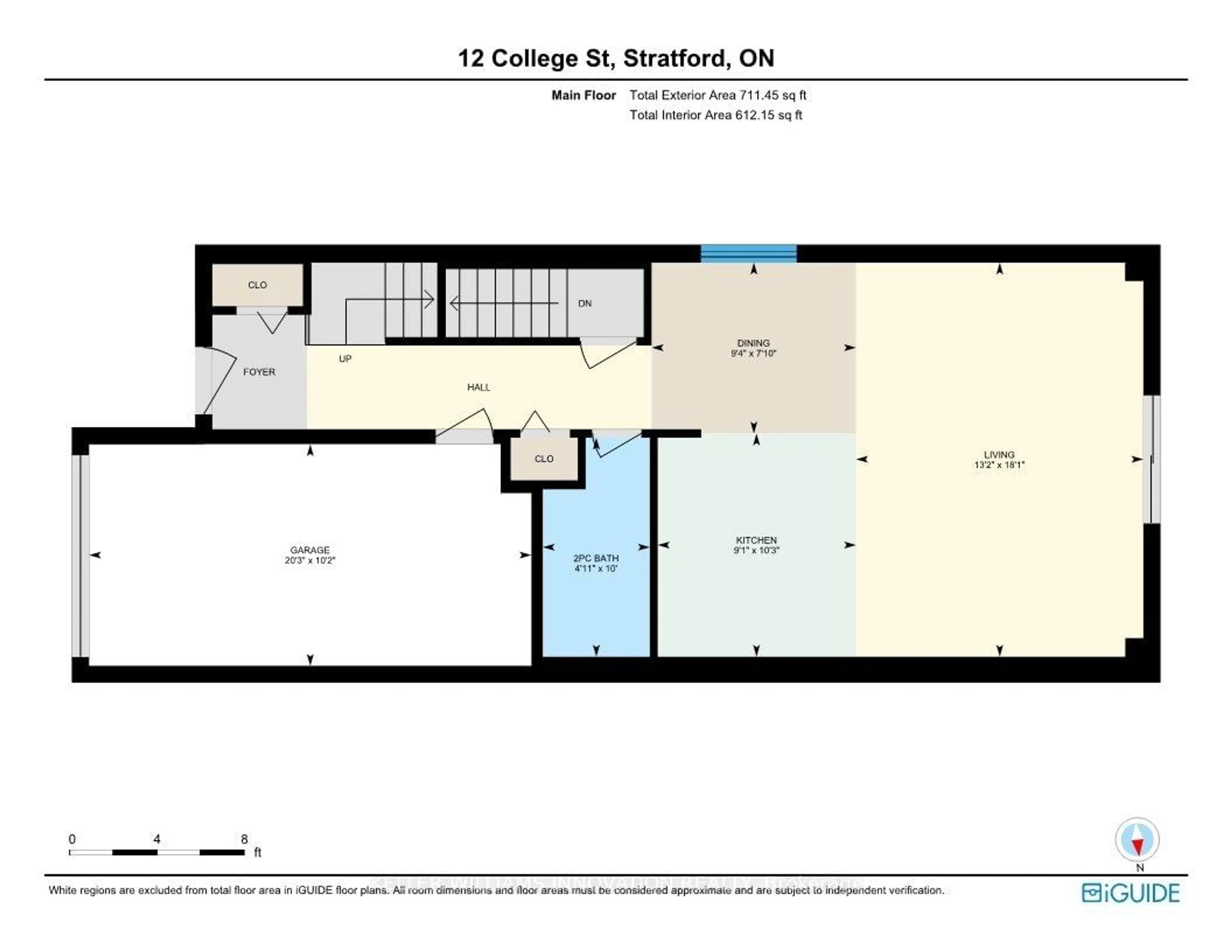 Floor plan for 12 College St, Stratford Ontario N5A 4R4