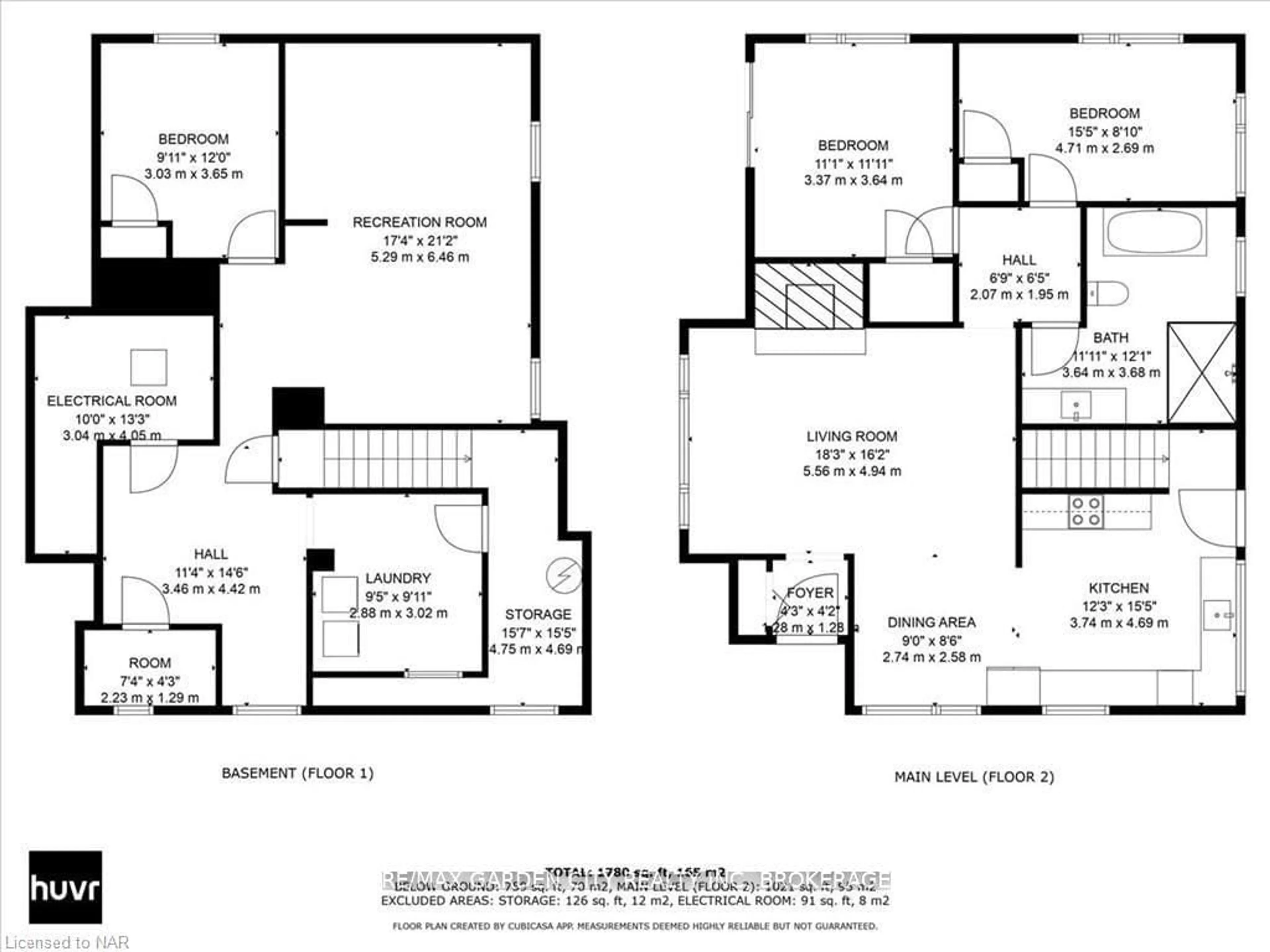 Floor plan for 1717 CREAM St, Pelham Ontario L0S 1C0