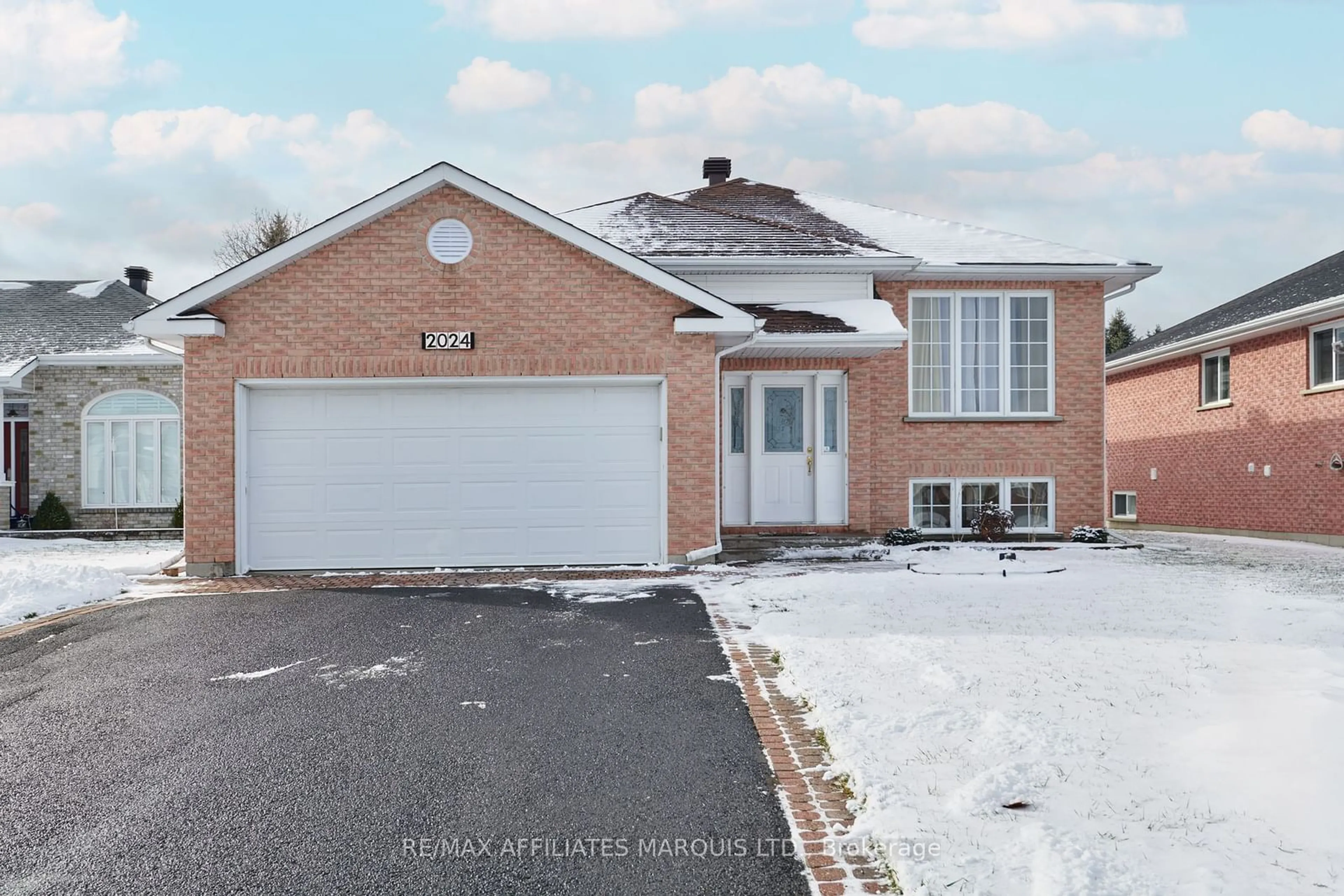 Home with brick exterior material, street for 2024 Concorde Ave, Cornwall Ontario K6H 6R4