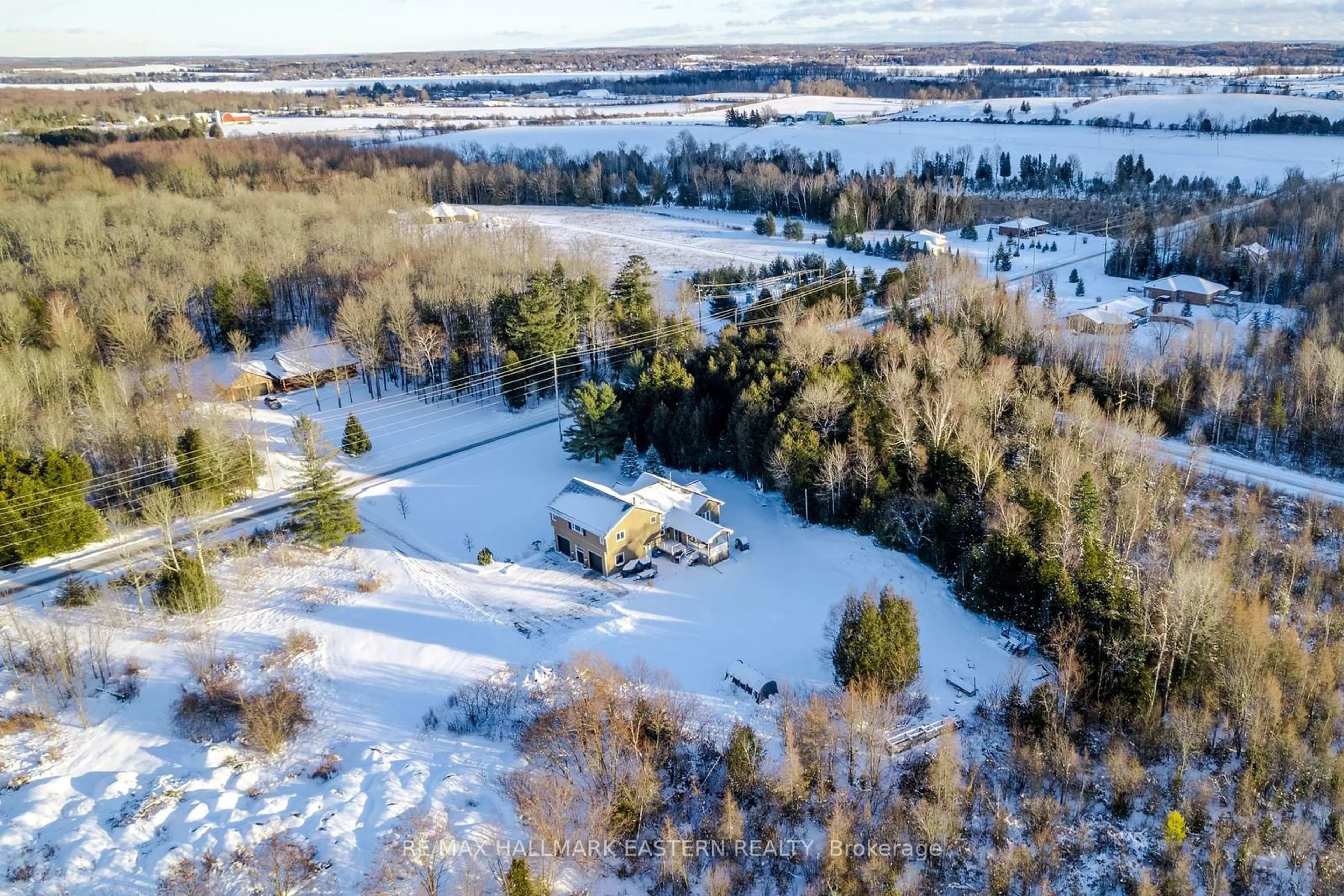 A pic from outside/outdoor area/front of a property/back of a property/a pic from drone, water/lake/river/ocean view for 704 Tara Rd, Smith-Ennismore-Lakefield Ontario K0L 1T0