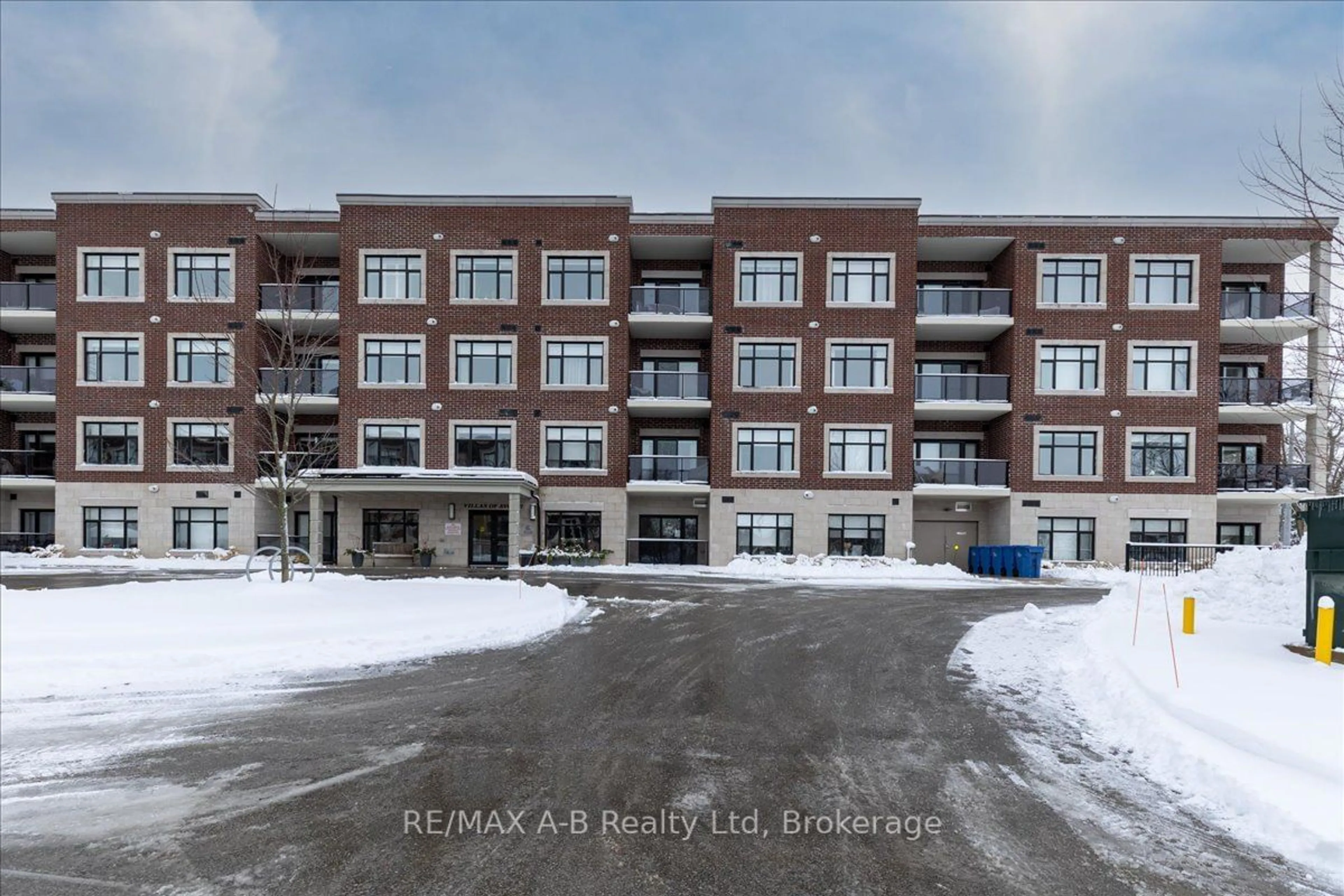 A pic from outside/outdoor area/front of a property/back of a property/a pic from drone, building for 235 John St #201, Stratford Ontario N5A 0H9