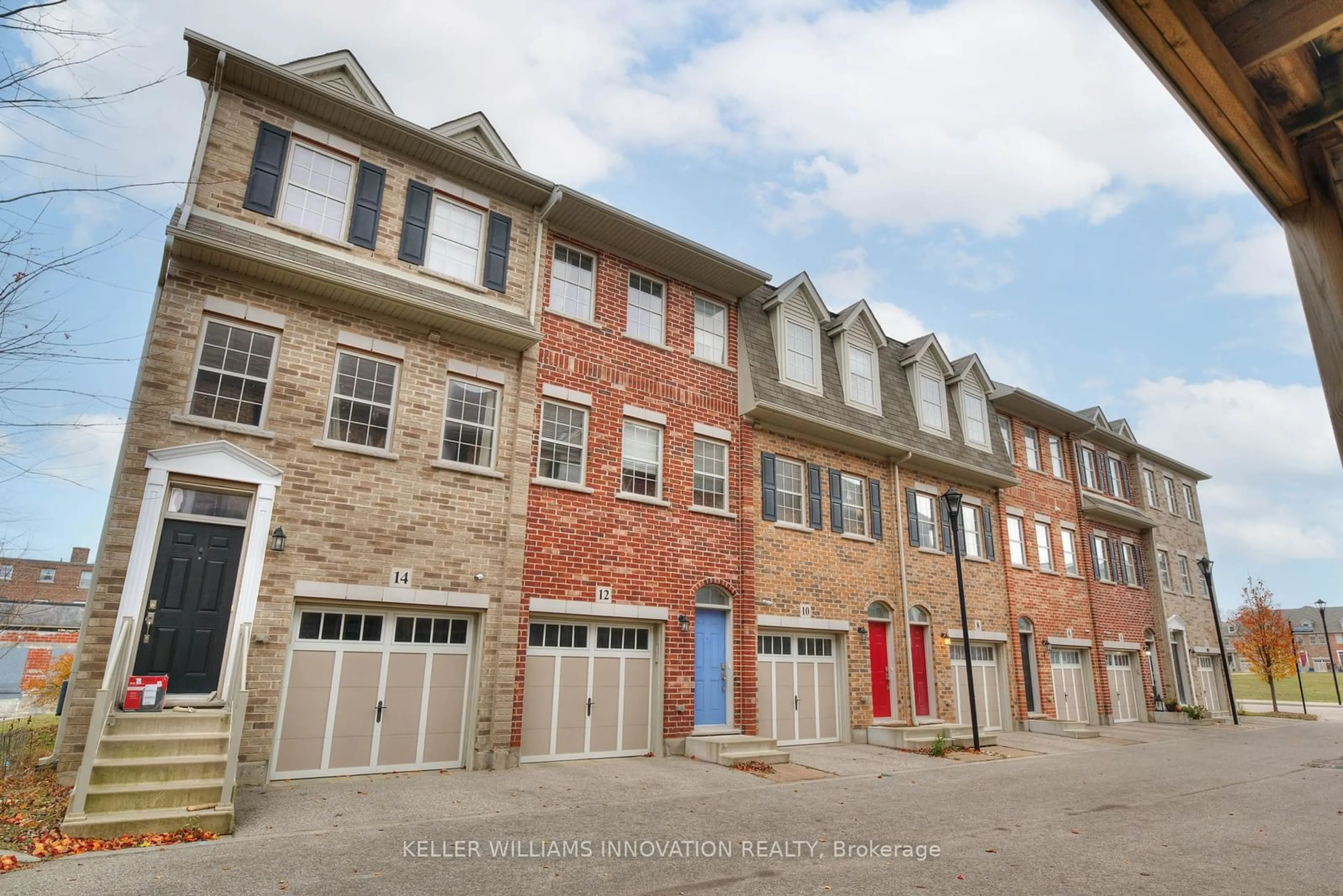 Home with brick exterior material, street for 8 Cheltenham Mews, Kitchener Ontario N2H 0B2