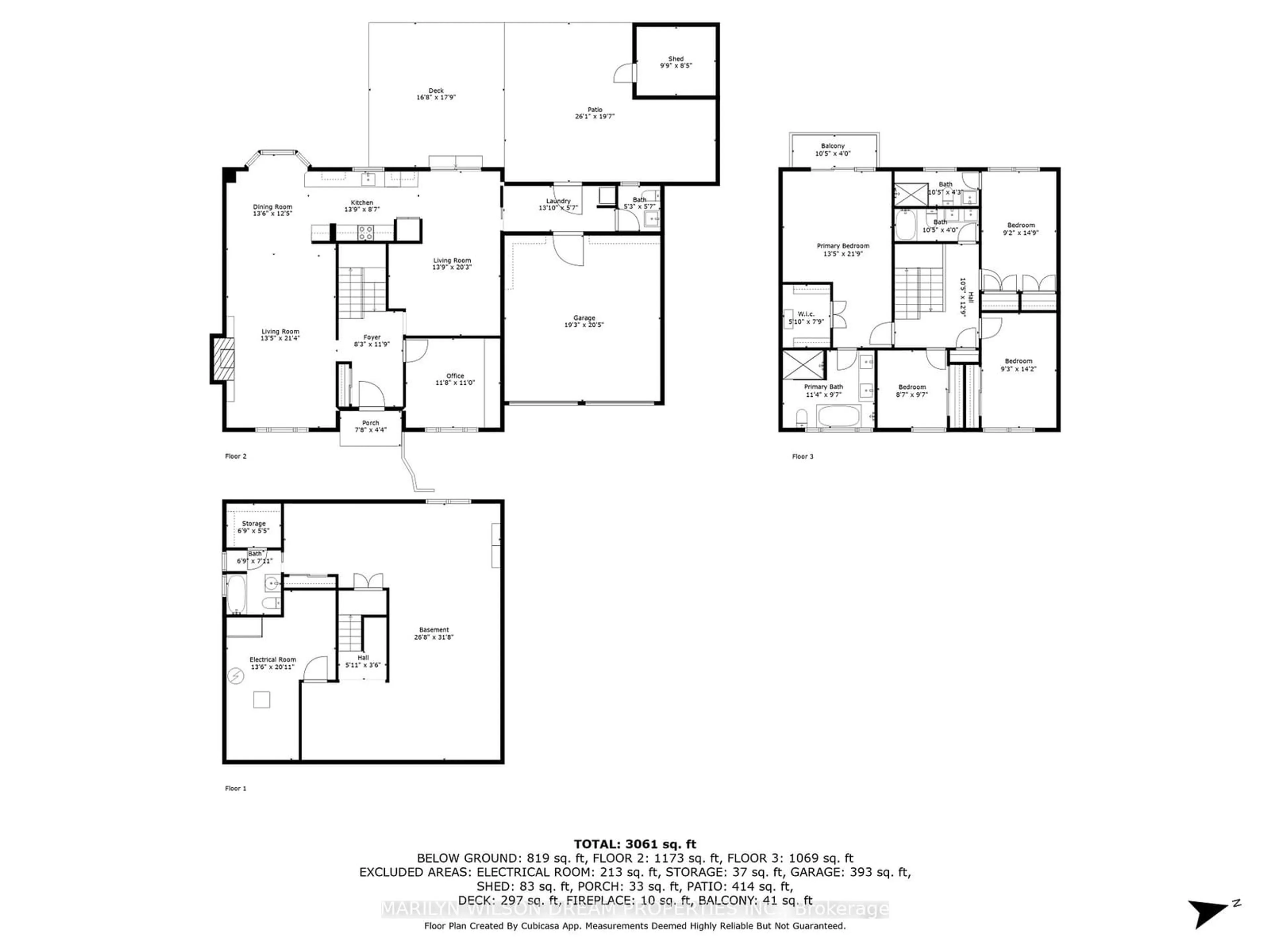 Floor plan for 5 Rutherford Cres, Kanata Ontario K2K 1N1