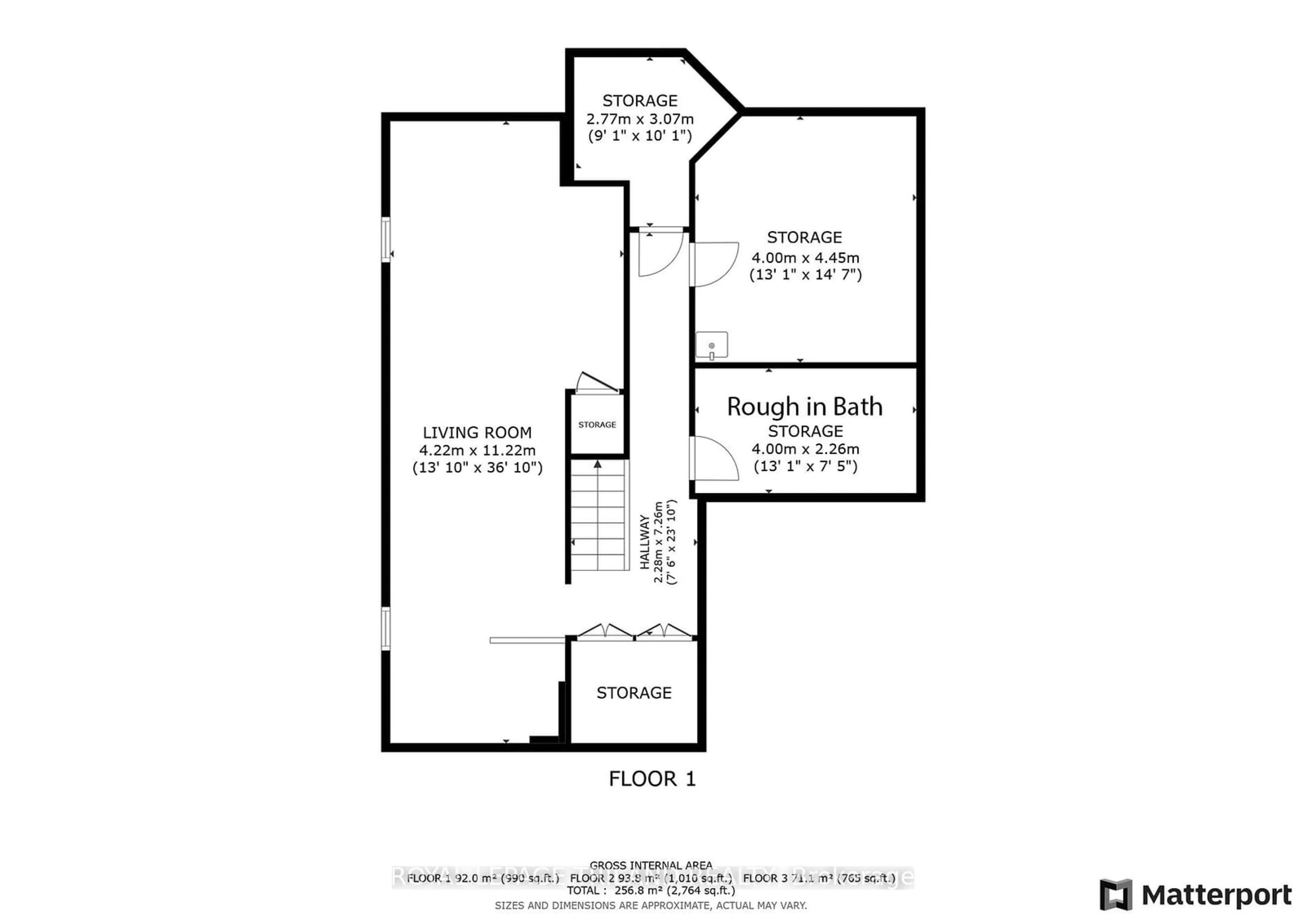 Floor plan for 55 Piedmont Cres, London Ontario N6J 4X1