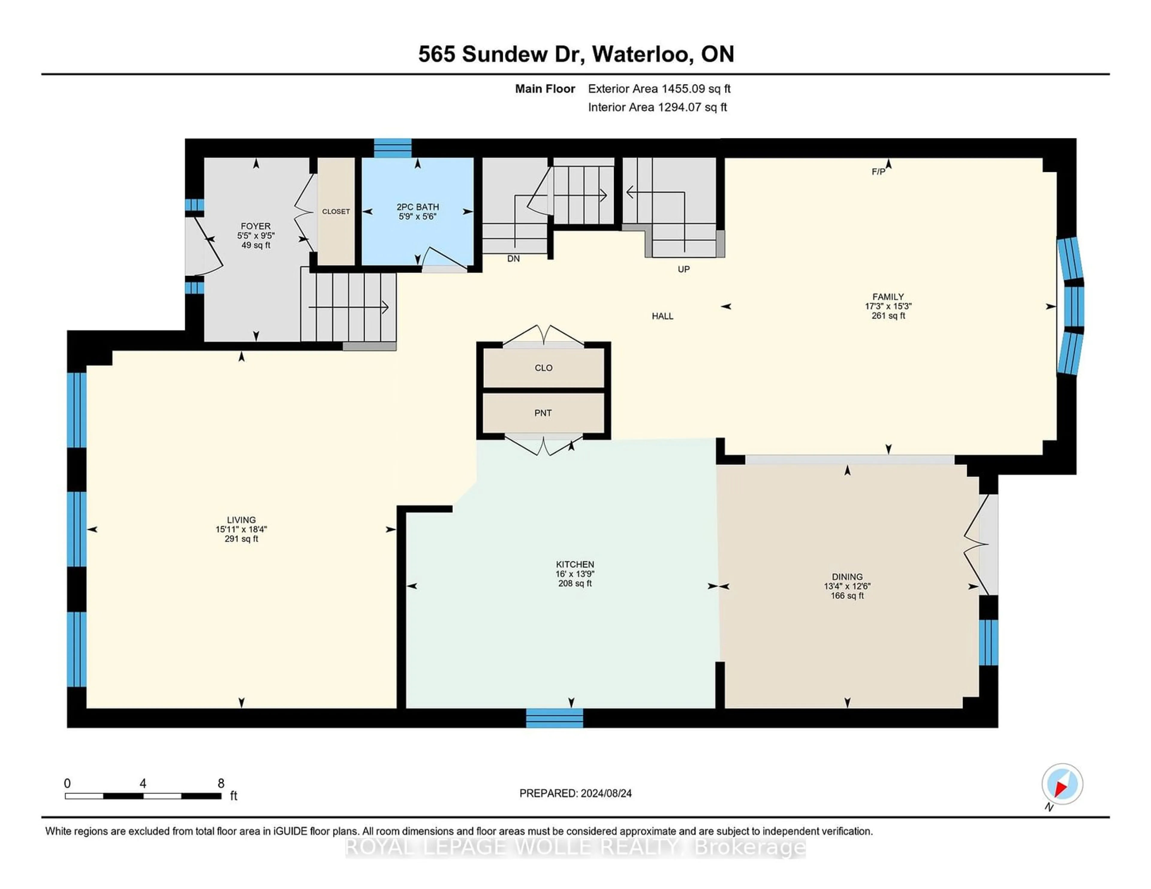 Floor plan for 565 Sundew Dr, Waterloo Ontario N2V 0B9