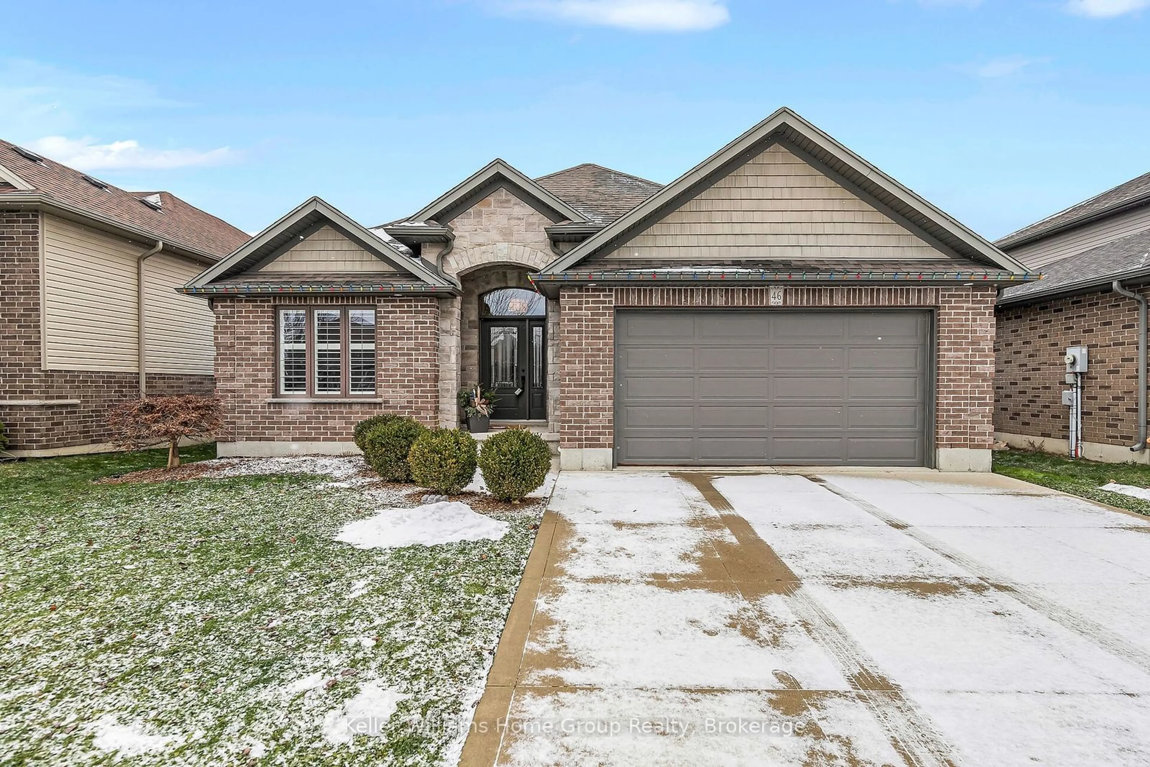 Home with brick exterior material, street for 46 Halliday Dr, East Zorra-Tavistock Ontario N0B 2R0