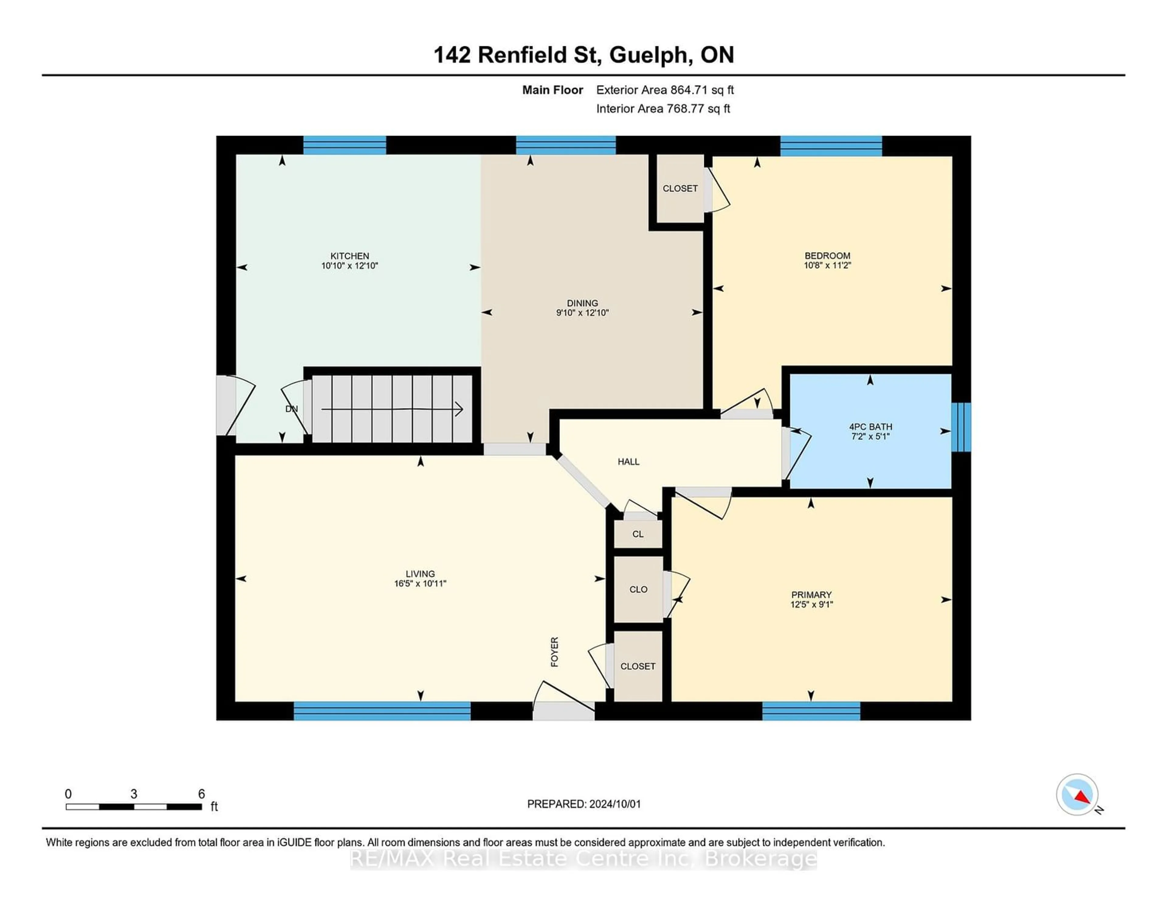 Floor plan for 142 RENFIELD St, Guelph Ontario N1E 4B2