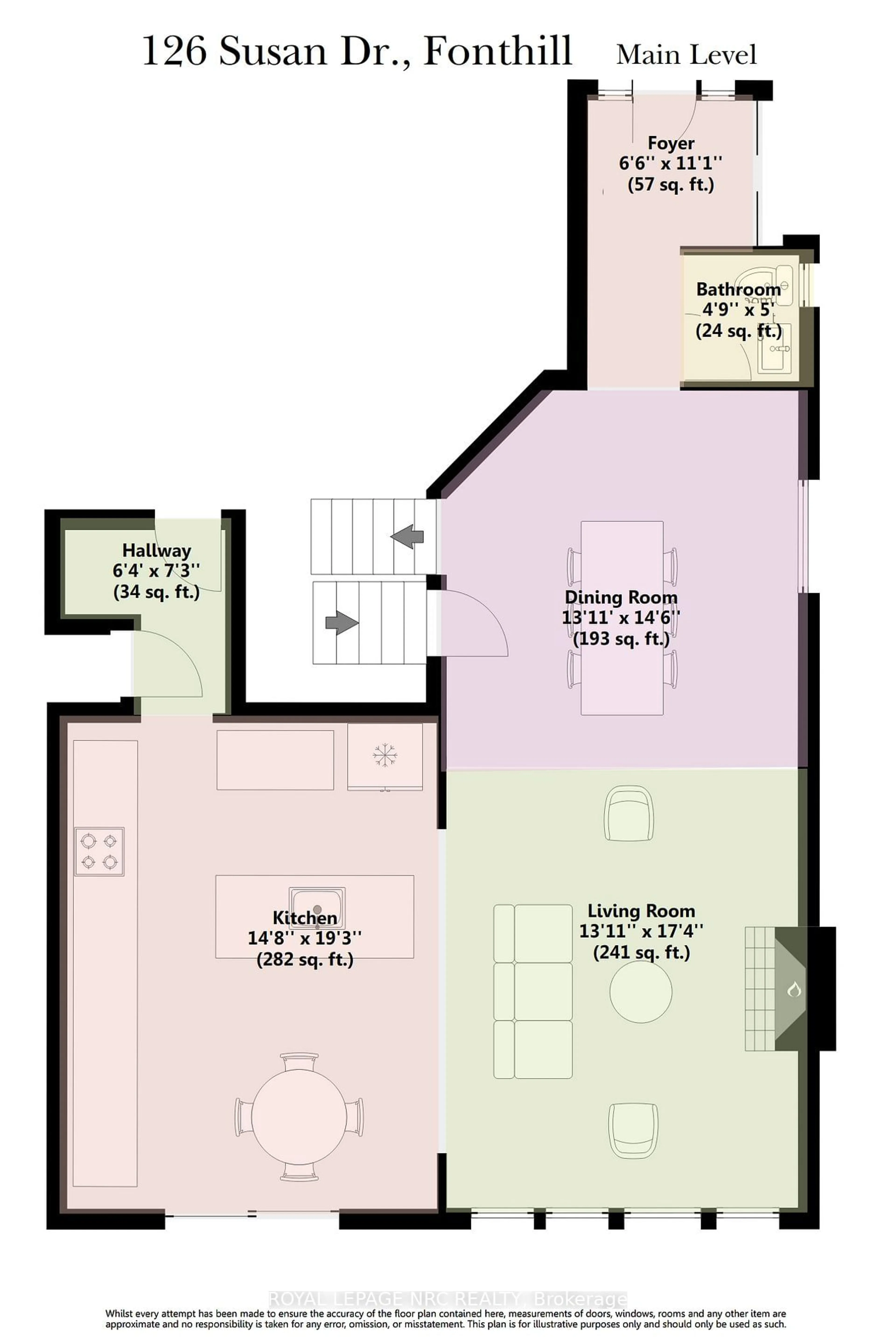 Floor plan for 126 Susan Dr, Pelham Ontario L0S 1E6