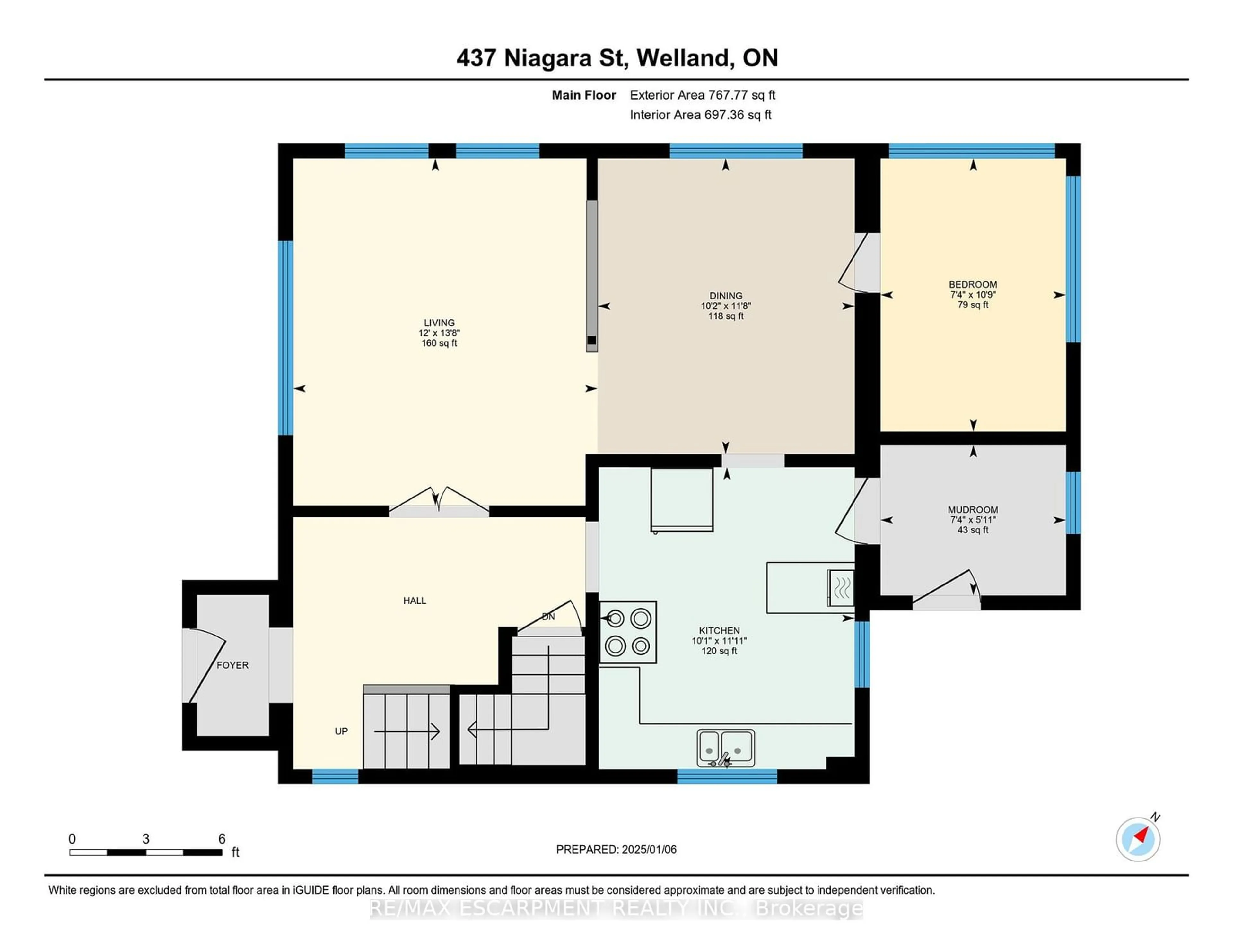 Floor plan for 437 Niagara St, Welland Ontario L3C 1L6