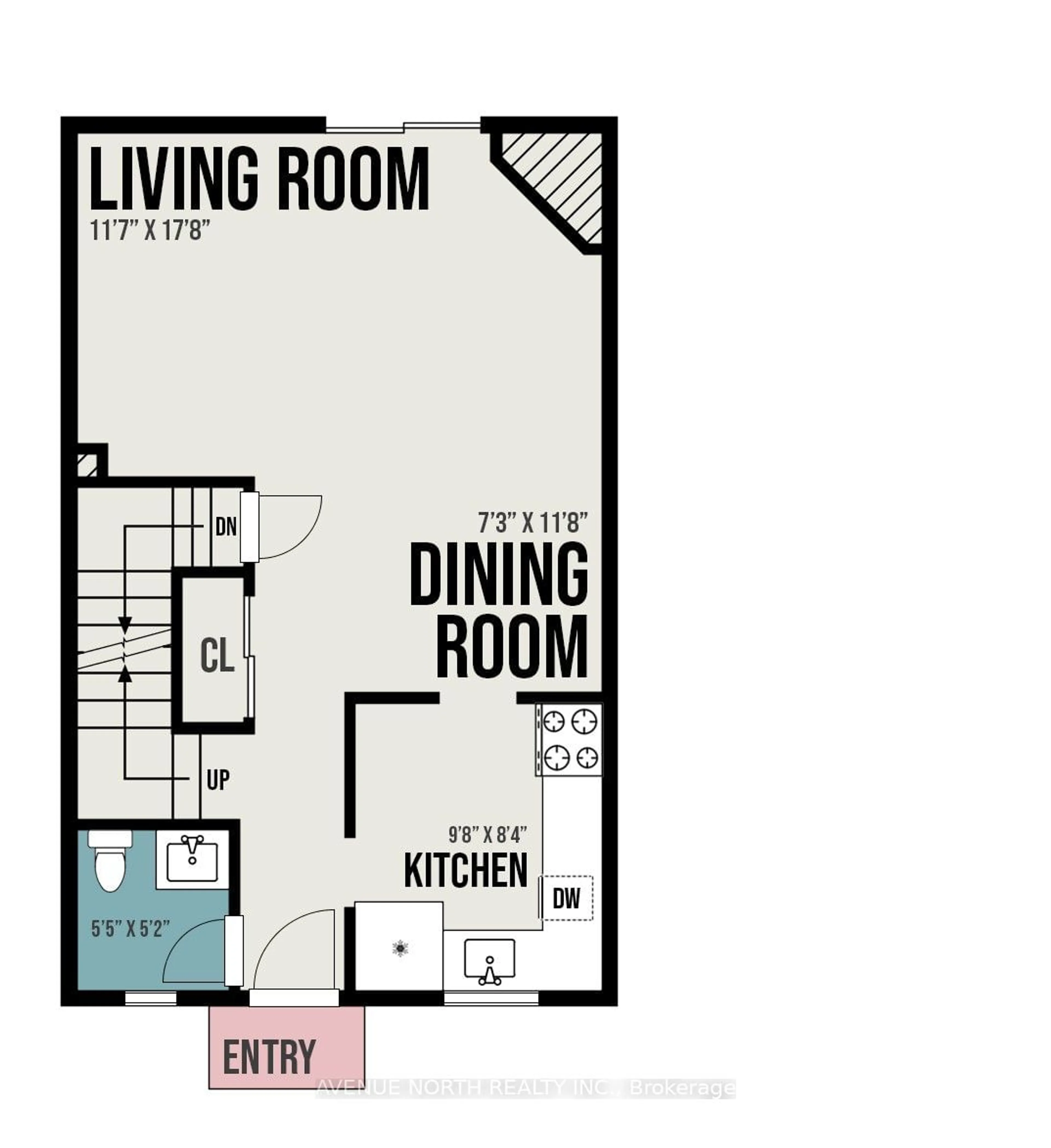 Floor plan for 1786 Dondale St, Cyrville - Carson Grove - Pineview Ontario K1B 5H8