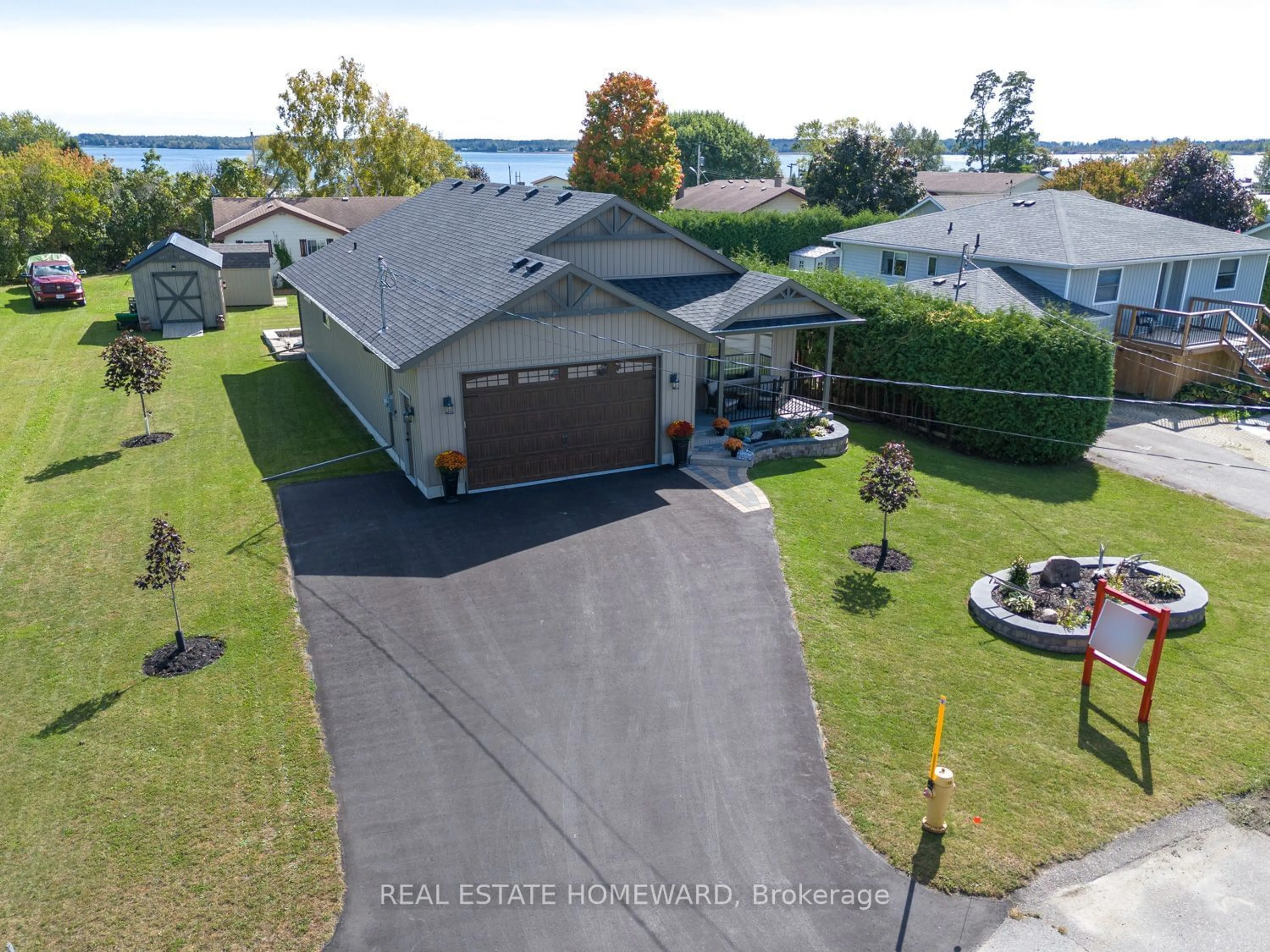 A pic from outside/outdoor area/front of a property/back of a property/a pic from drone, water/lake/river/ocean view for 17 Elgin St, Brighton Ontario K0K 1H0