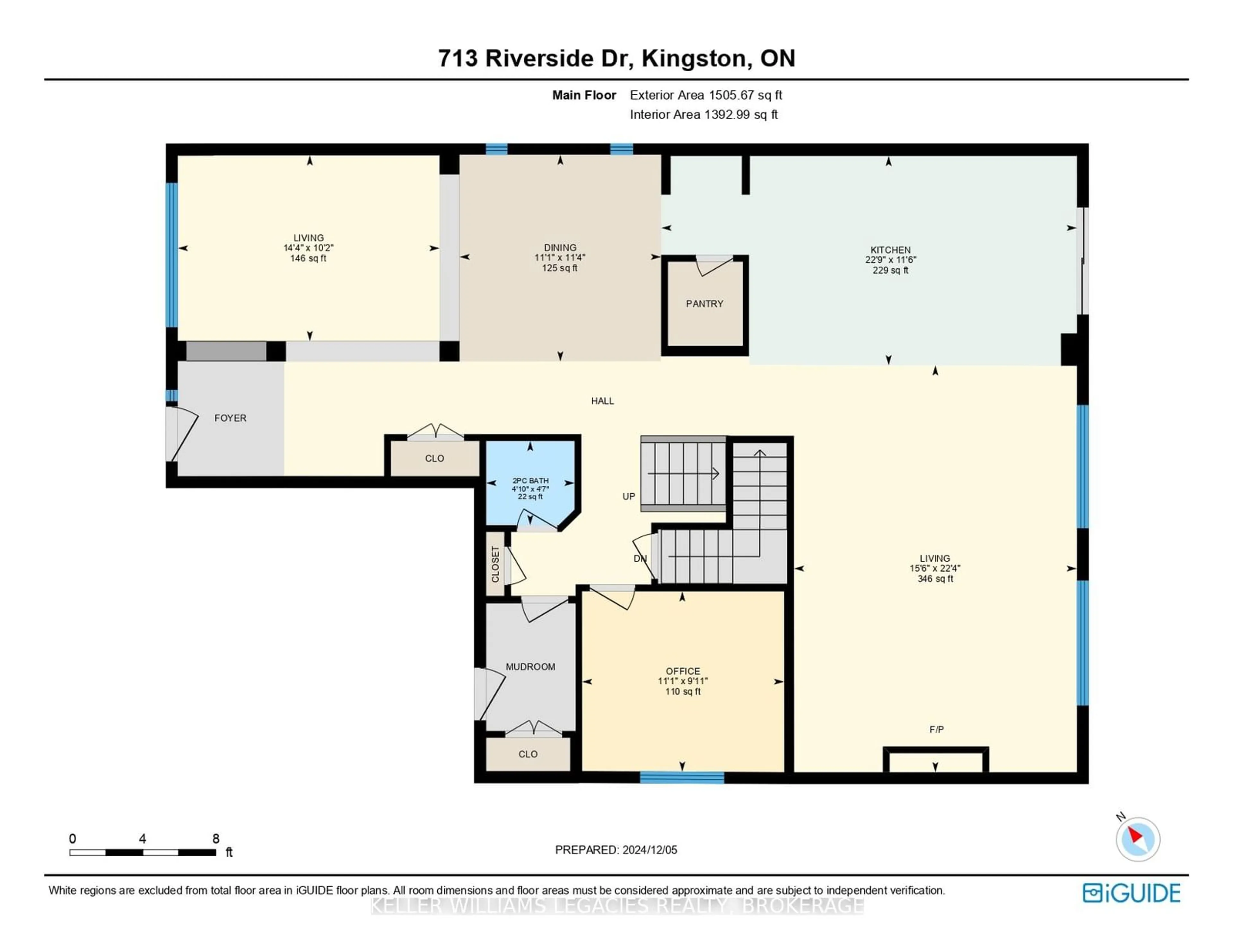 Floor plan for 713 Riverview Way, Kingston Ontario K7K 0J3