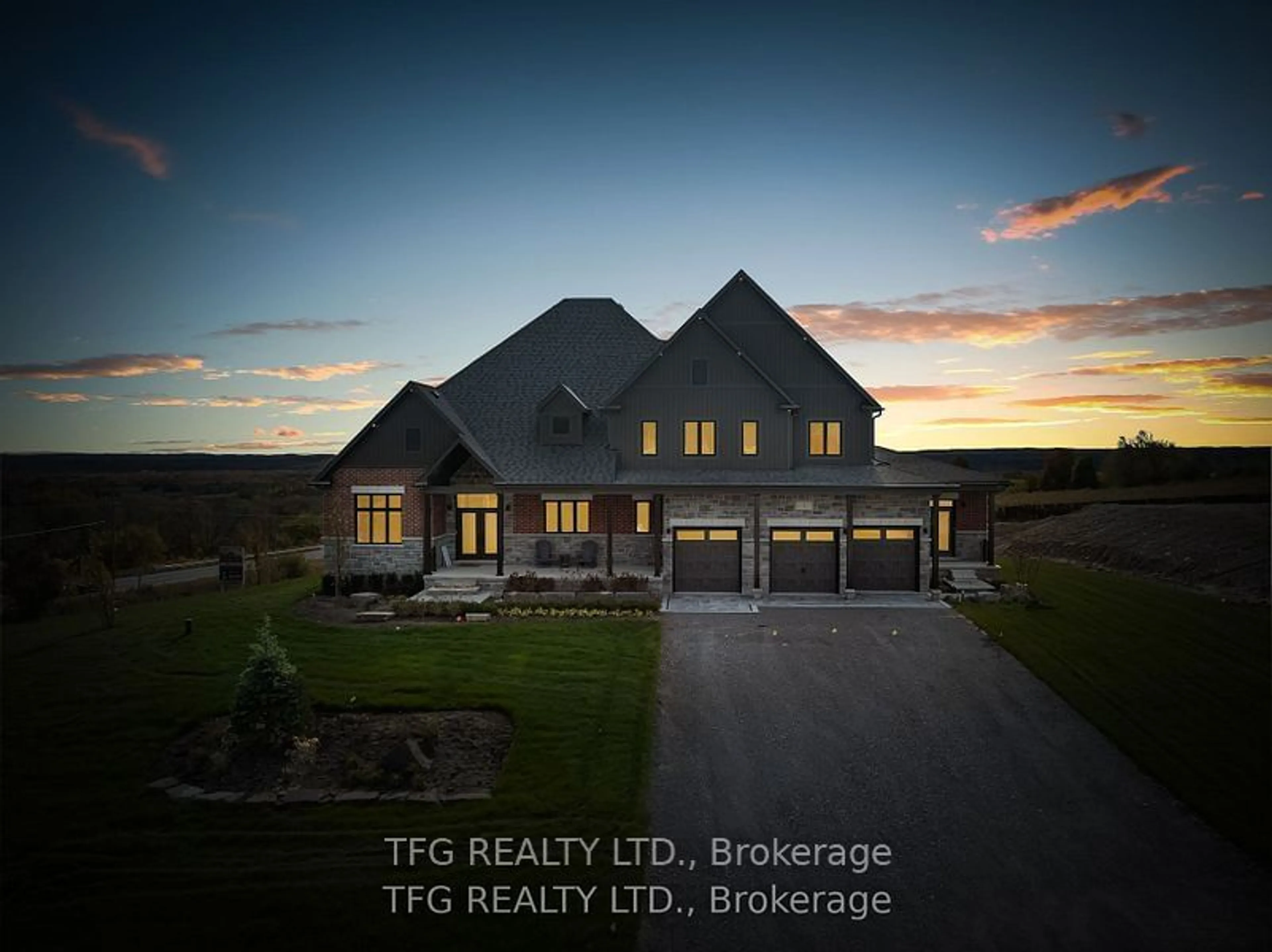 A pic from outside/outdoor area/front of a property/back of a property/a pic from drone, building for 1 Cameron Crt, Cavan Monaghan Ontario L0A 1C0