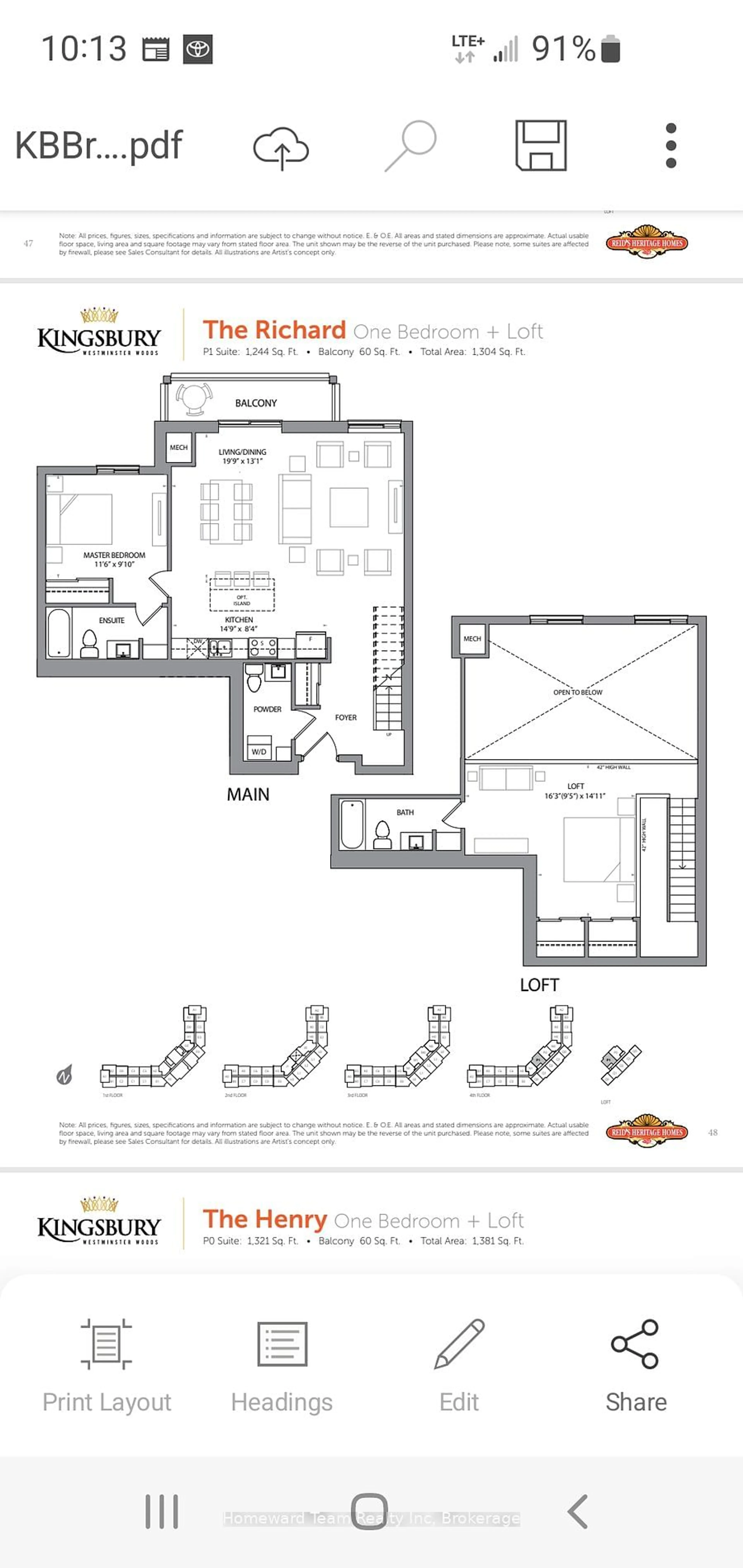 Floor plan for 35 KINGSBURY Sq #413, Guelph Ontario N1L 0J4